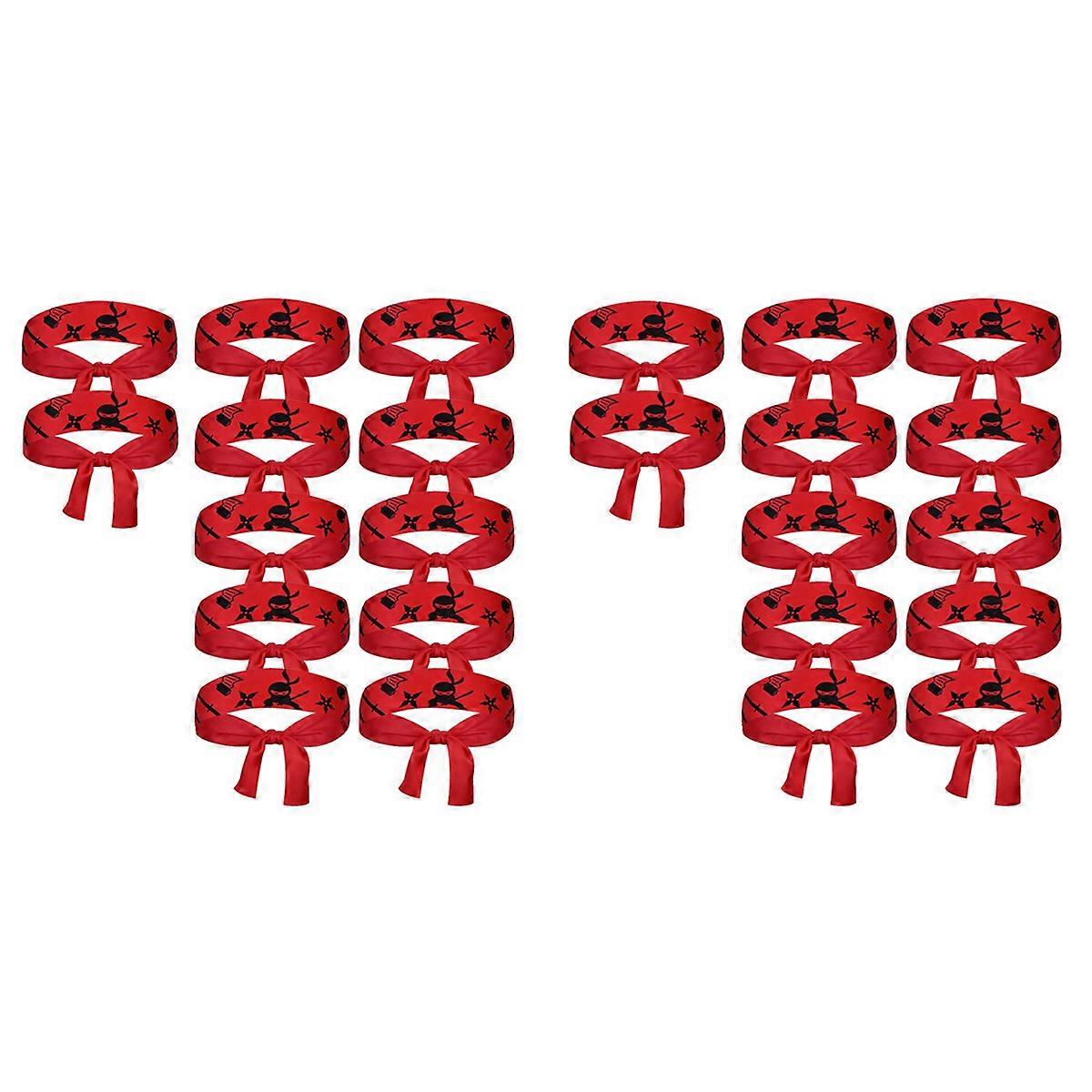 red Karate birthday party decorations