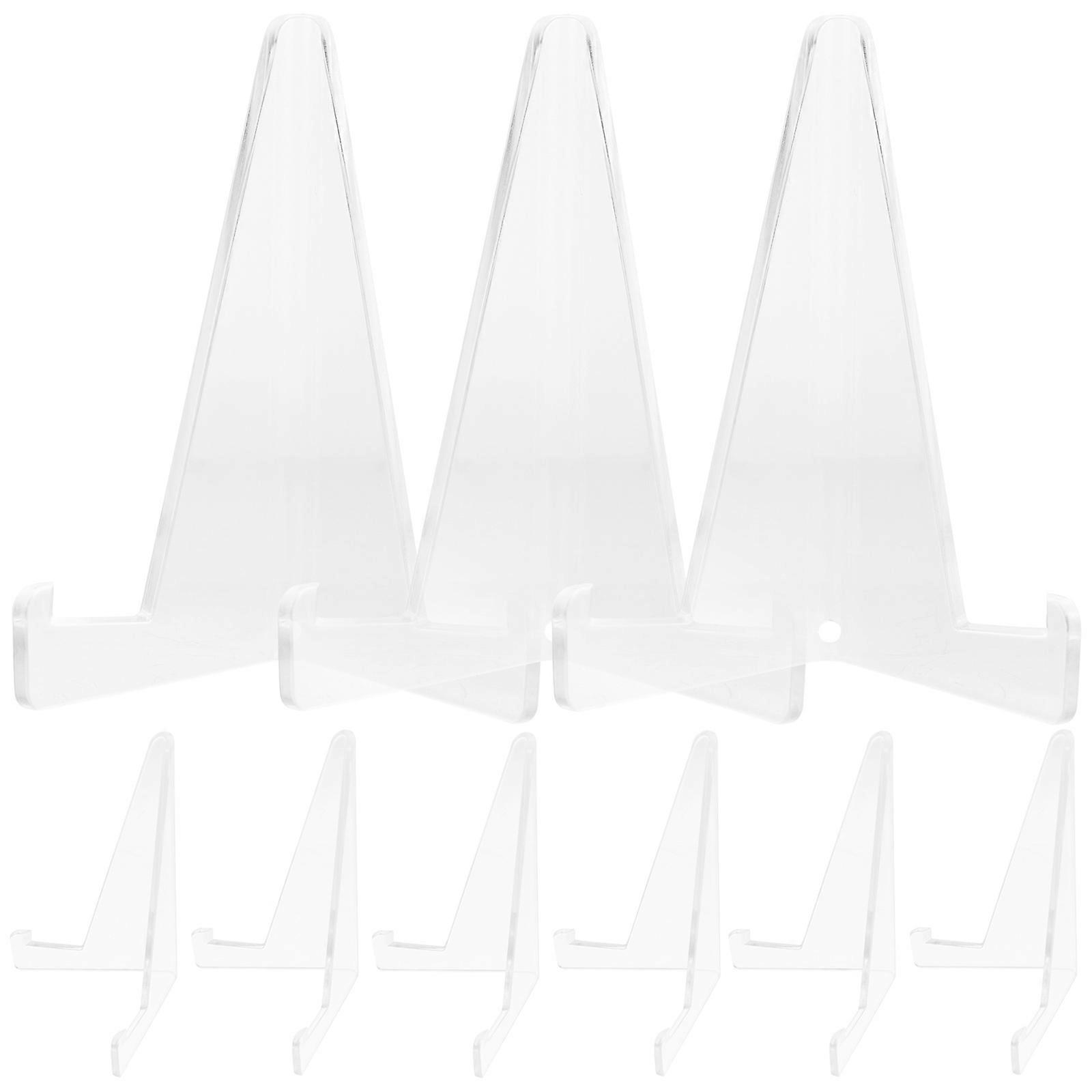 Heavy Duty Plate Stand Acrylic Easel Stands Wedding Party 2.36x1.97x3.34in Coin Display 22Pcs