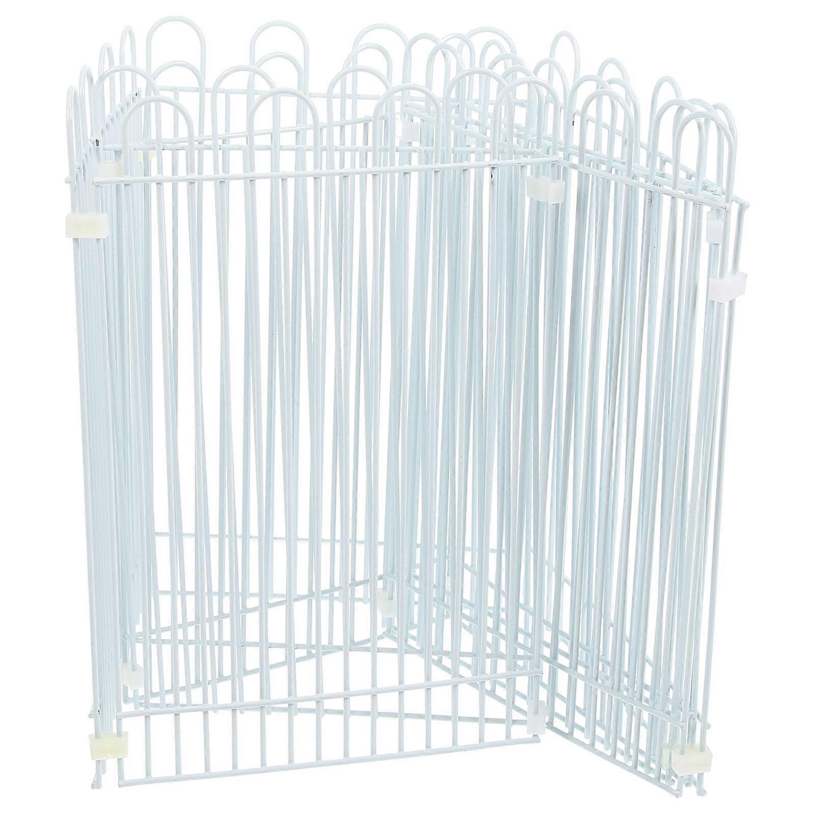Plastic Pet Playpen Assemble Panels Portable Good Ventilation Optimal View for Hamster Indoor Set