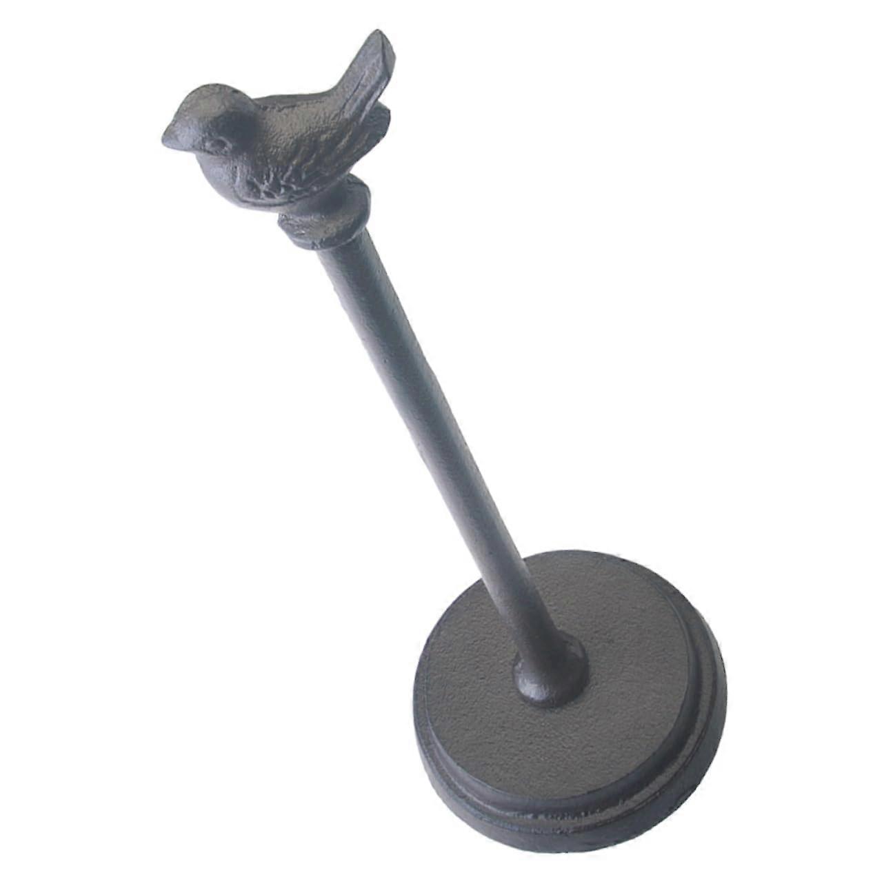 Retro Cast Iron Bird Paper Towel Holder Large Stand Kitchen Tissue Holder Rustic Style Paper Towel Stand