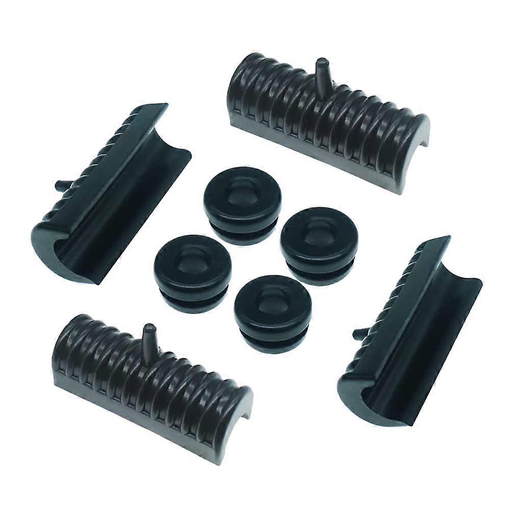 Saddlebag Conversion Brackets Rubber Mount Shock Absorption Vibration Prevention Firm .2x2.8x2.8cm 1Set