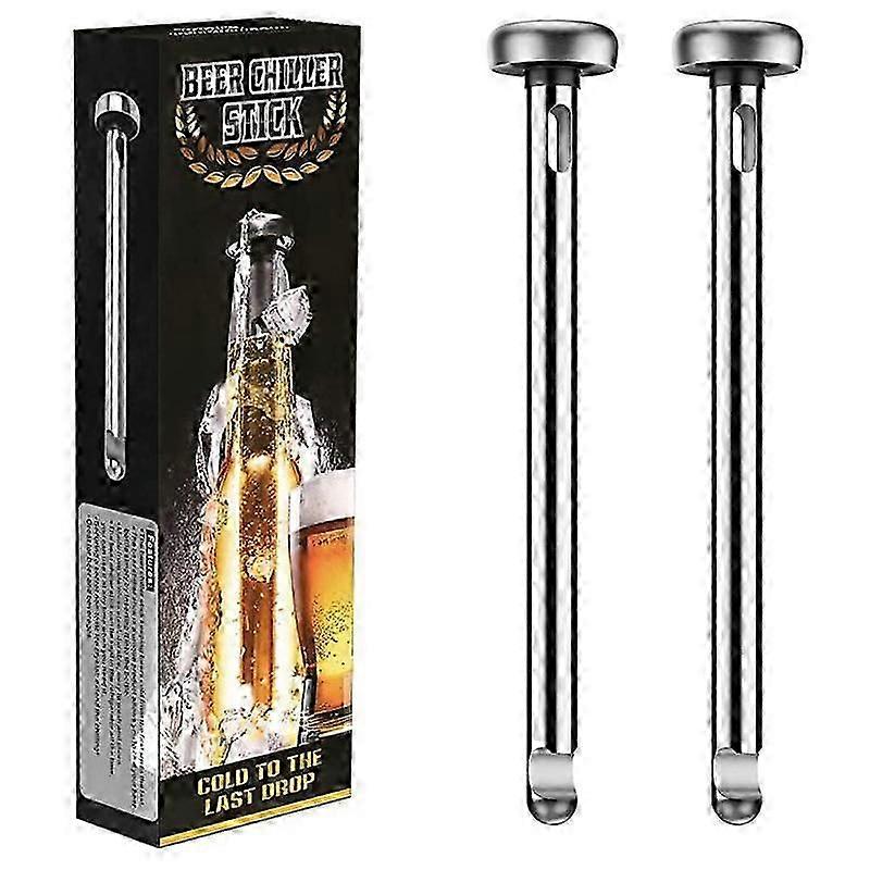 Ølkøler kølepind (pakke med 2) rustfrit stål