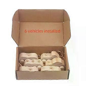 DIY handmade wooden graffiti car children s colorful painting and coloring model toy three-dimensional coloring building bloc