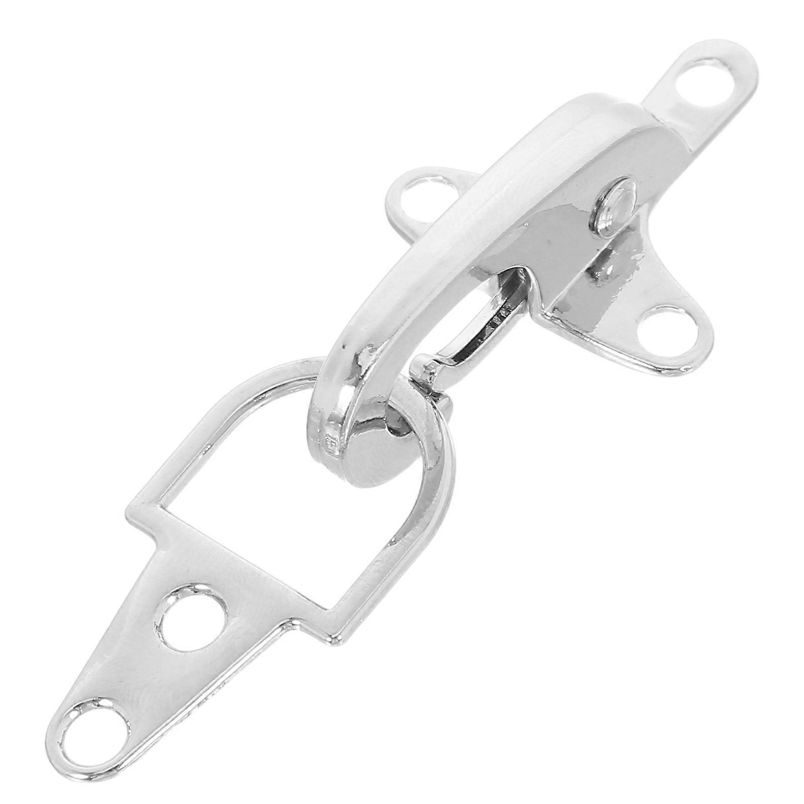 Here's a concise and informative product description for the item you mentioned:
**1 Set Silver Metal Toggle Buckle – Zinc Alloy Coat Holder