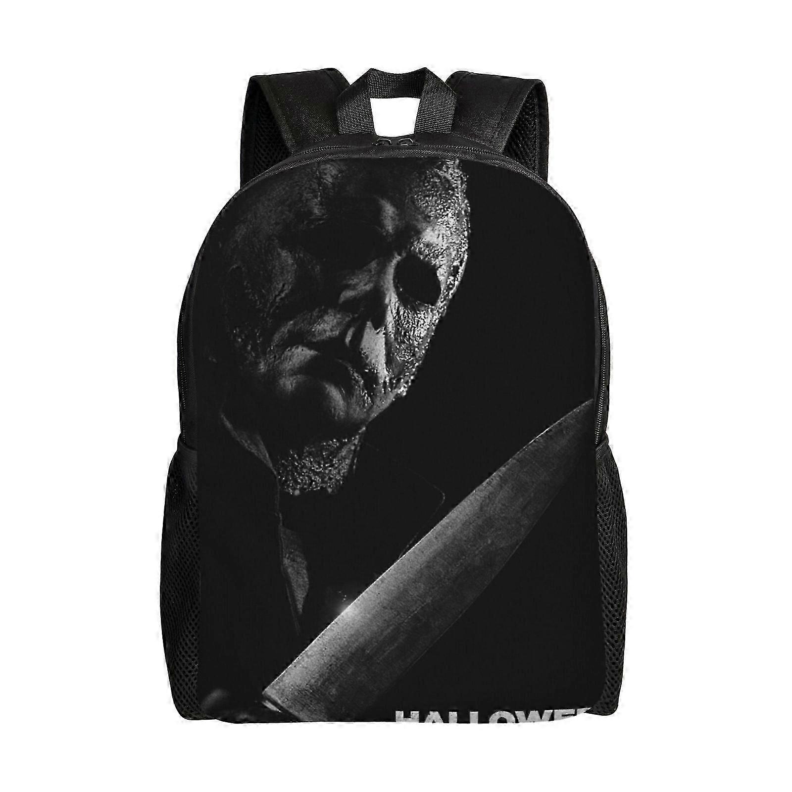 b3760 مايكل مايرز حقيبة ظهر رعب فيلم حقيبة مدرسية أطفال حقائب ظهر ، خفيفة الوزن حقائب ظهر كبيرة سعة العمل السفر عارضة uji3760