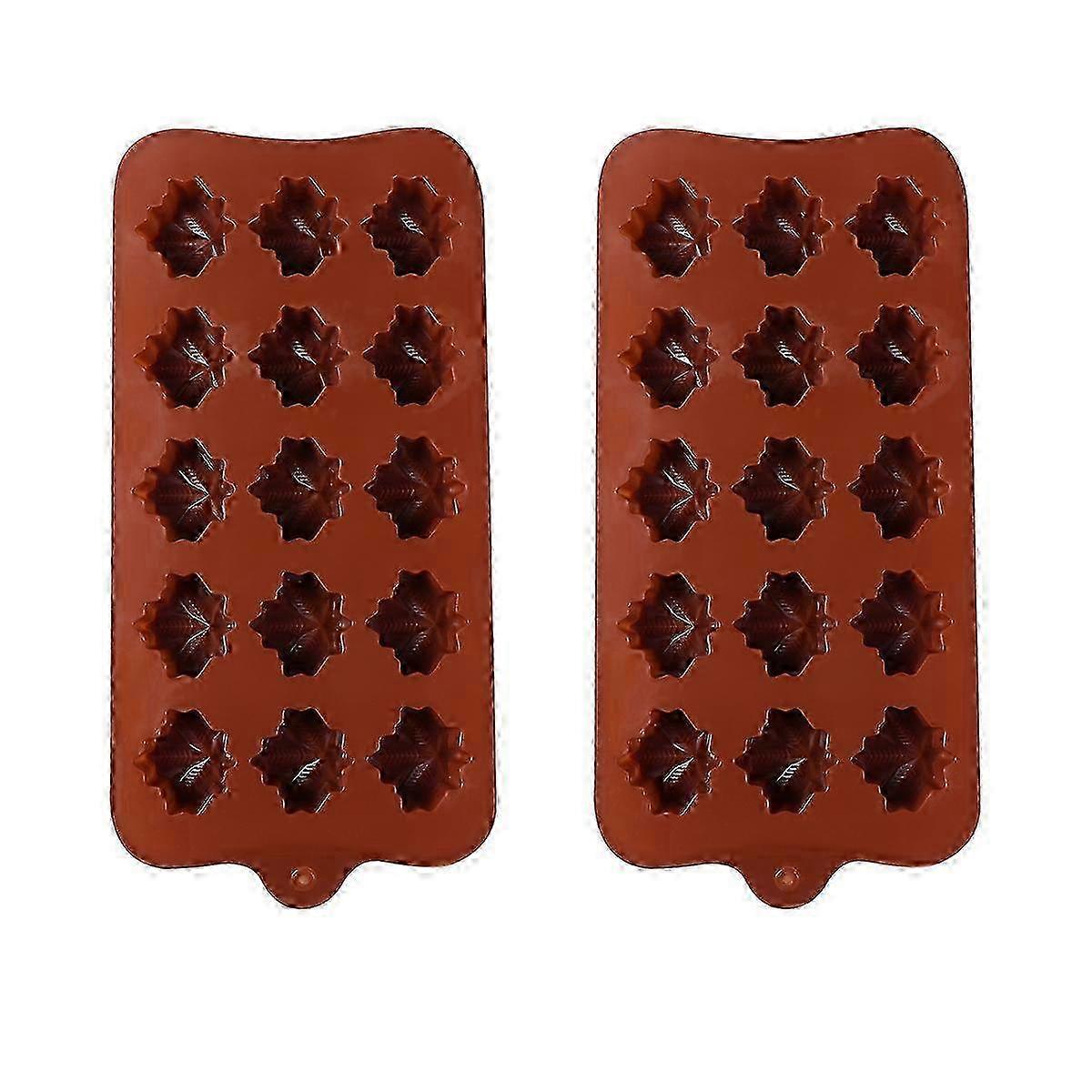 2PCS Creative Silicone Baking Molds for Chocolate & Desserts - Multi-Purpose Kitchen Tool (Style 5, Assorted Colors)