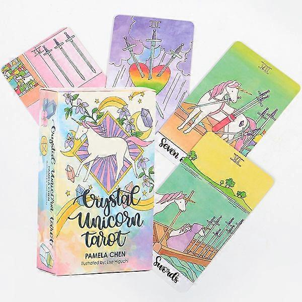 Crystal Unicorn Oracle Tarot-kort