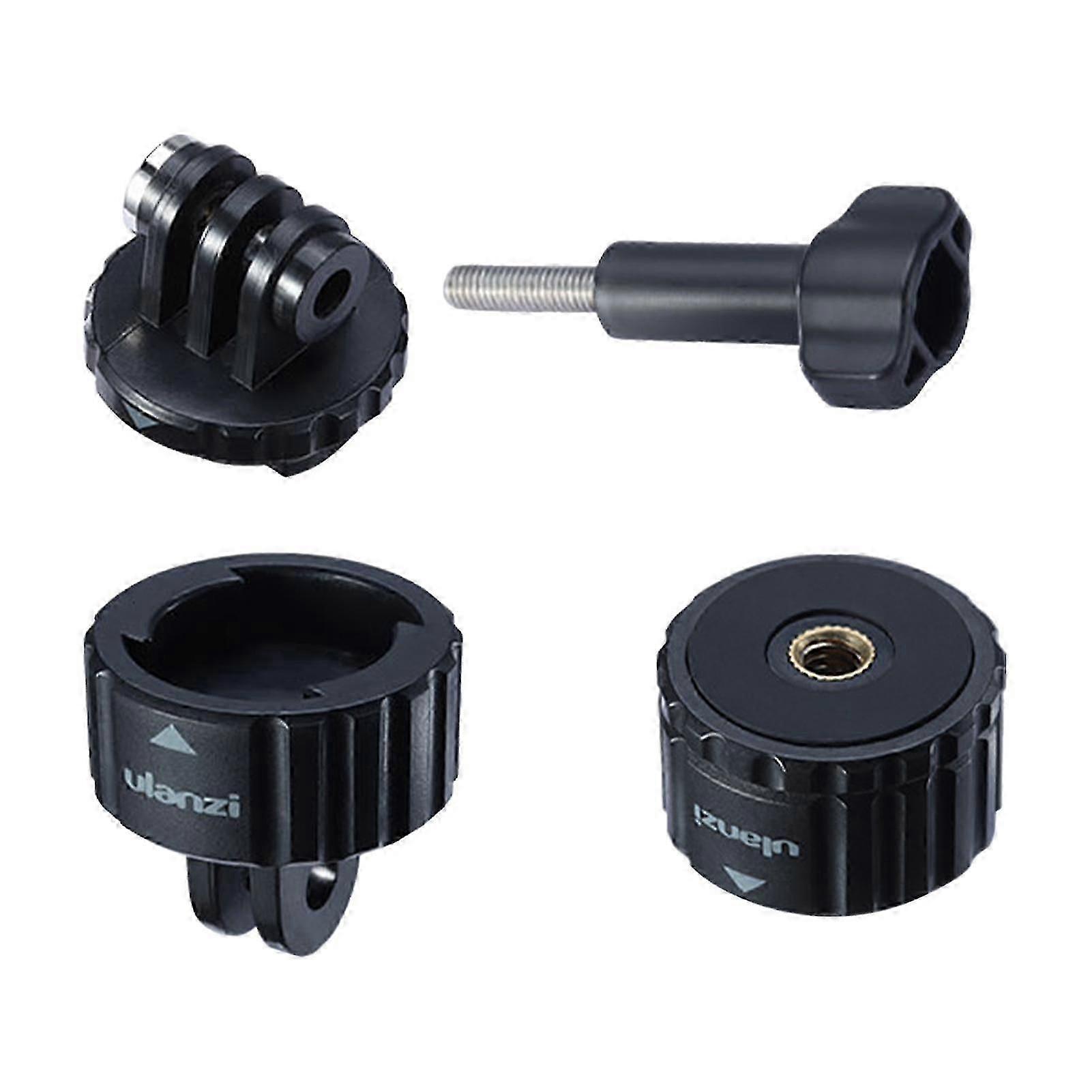 Small Detachable Dual Interface Magnetic Camera Mount Easy Install Fit For GoPro