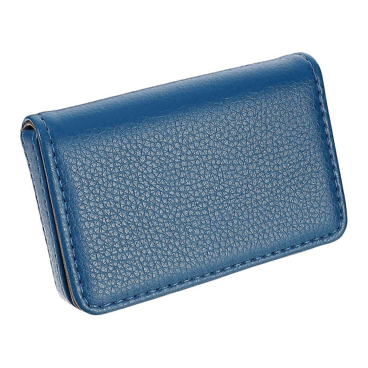 PU Business Card Holder with Magnetic Closure – Portable Name Card Case for Men and Women – Protects Credit & Business Cards, Professional Design