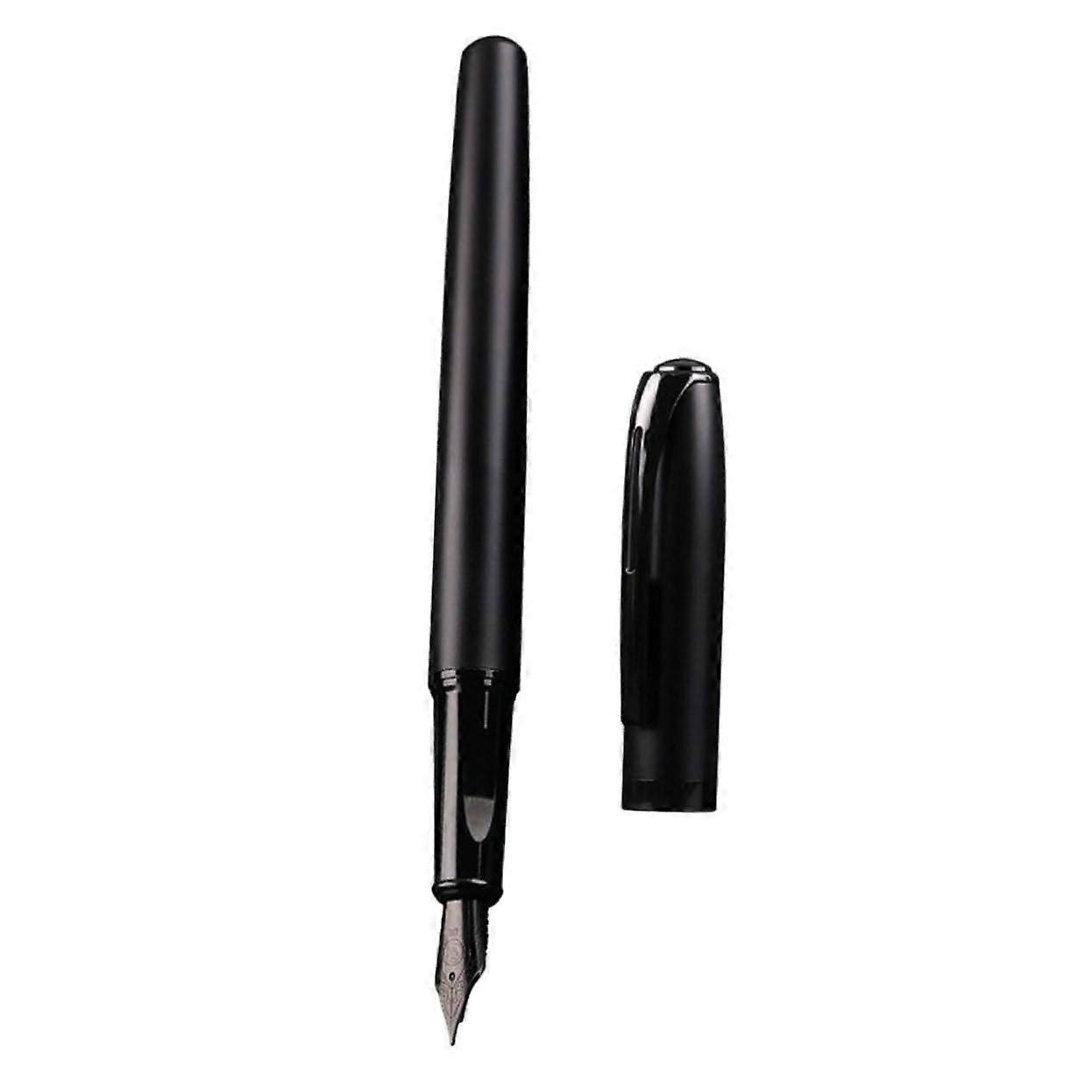 Luxus Metal Fountain Pen, Reusable Calligraphy Writing Instrument for Professionals, Compatible with Ink Cartridges, Portable Design
