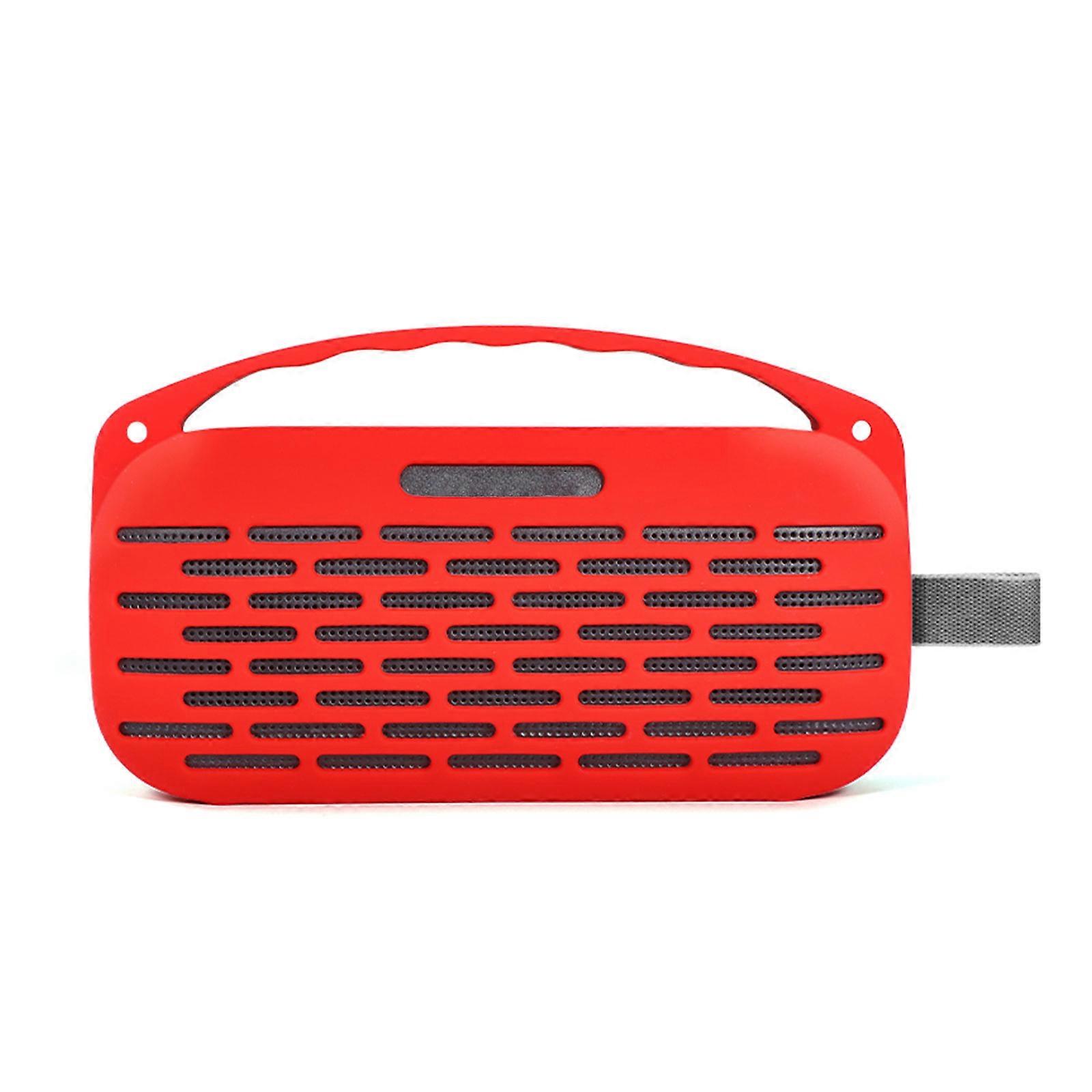 Dustproof Case Sleeve for 2nd Gen Bluetooth-Compatible Speaker Shockproof Sleeve Case Scratchproof Cover  Red