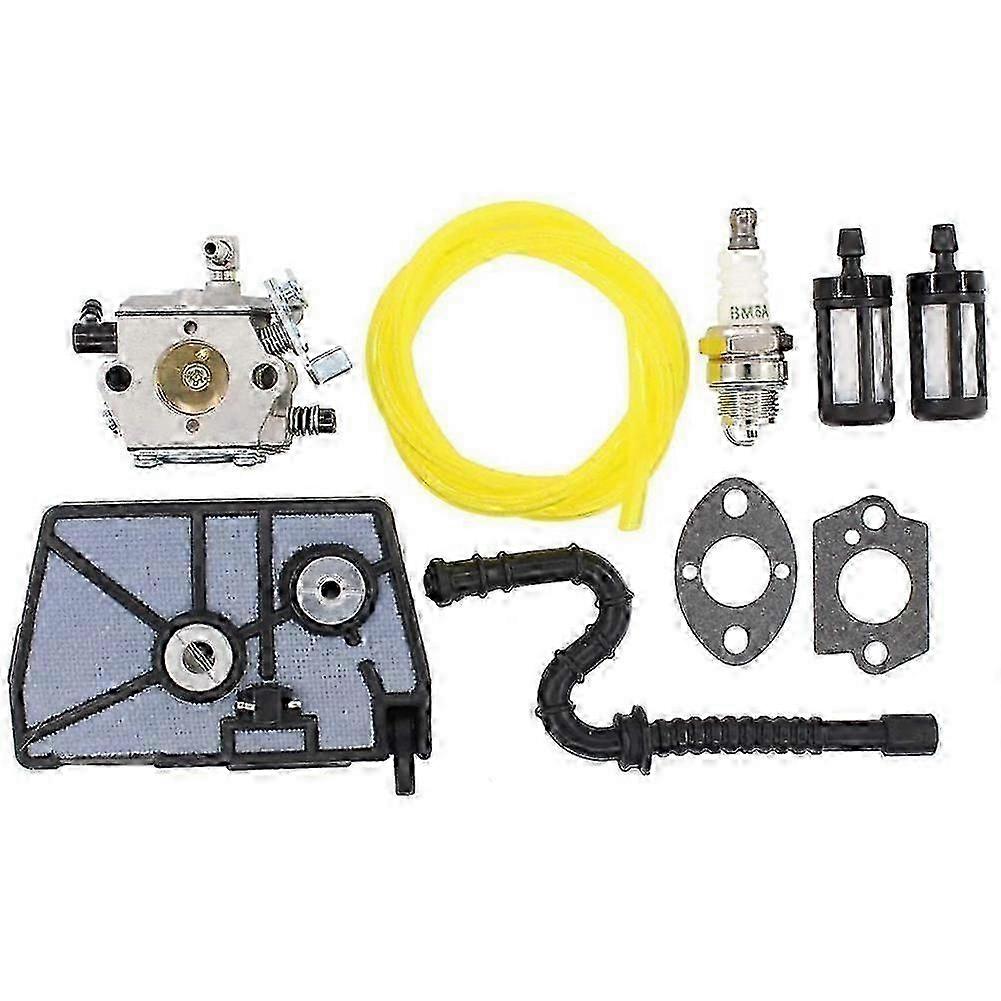 Stihl 028/028AV Chainsaw Carb Kit with Air & Fuel Line Filters Walbro WT-16