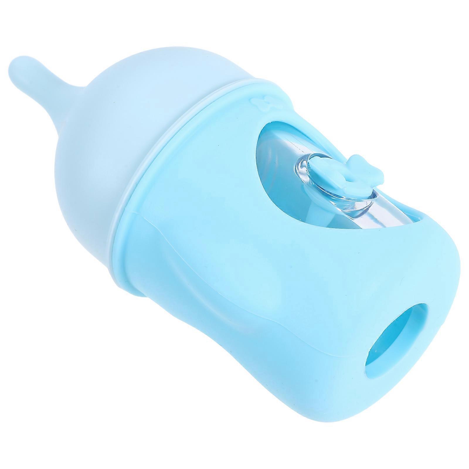 Portable Mini Pet Nursing Bottle with Visible Scale for Newborn Kitten and Puppy Feeding – Easy Cleaning Material for Accurate Feeding Control and