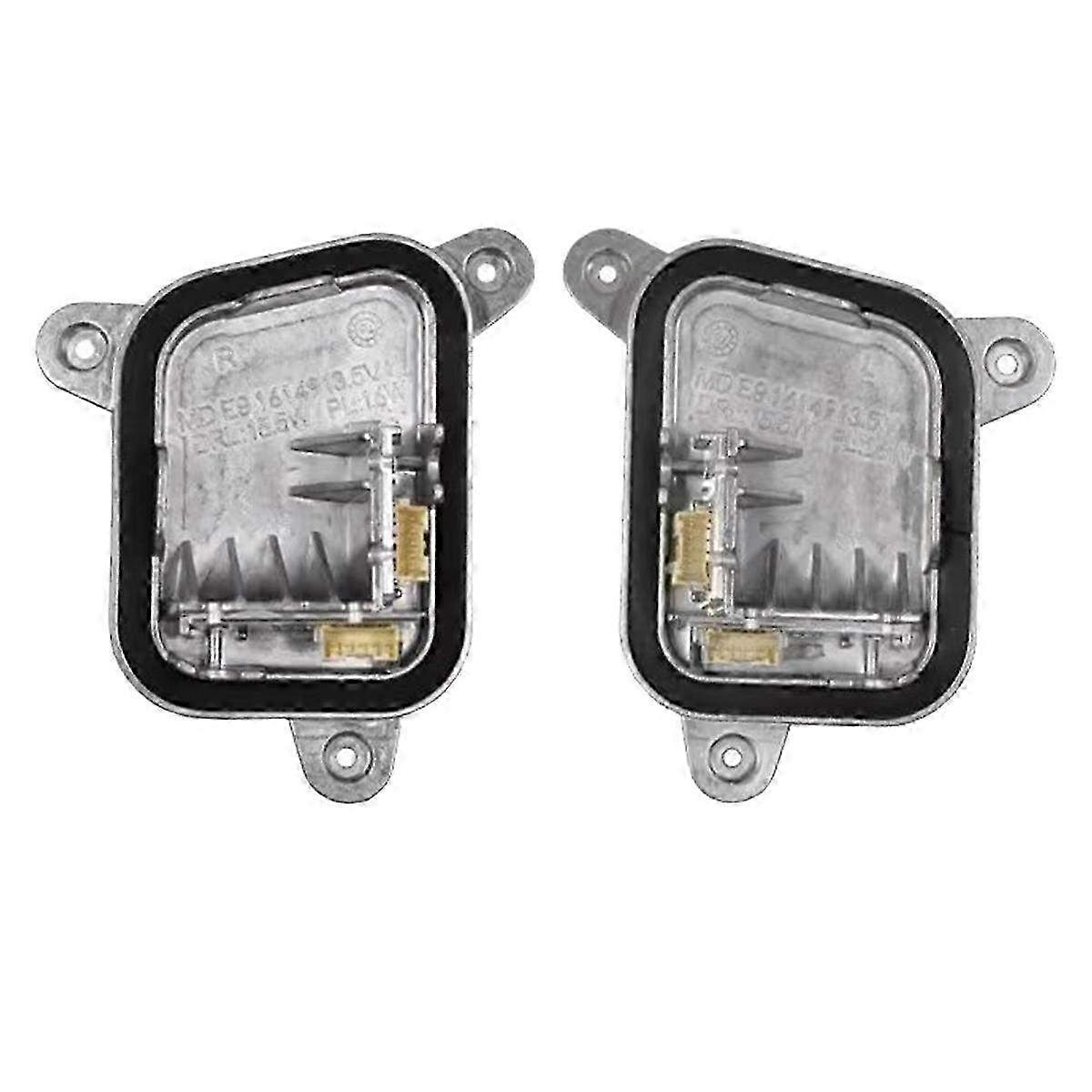 Pair of LED Module Control DRL Daytime Running Lights Compatible with BMW 3 Series F34 GT 2015-2019 Models