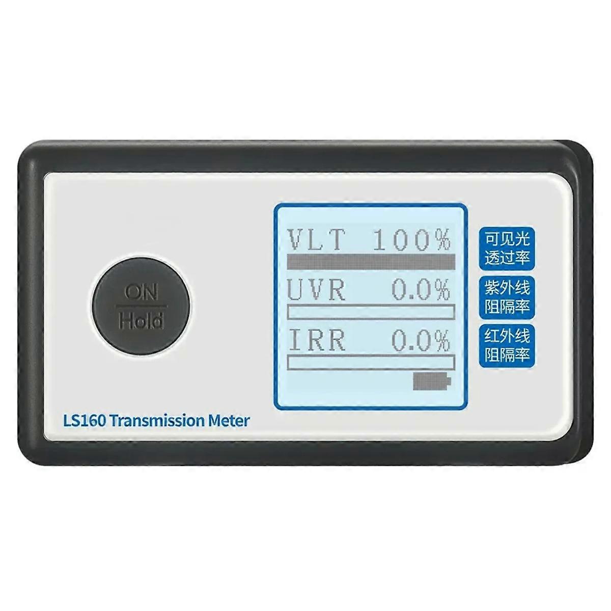 Solar Film Transmission Meter Test Window Tints with UV IR Rejection Visible Light Transmittance Uv Meter LS160