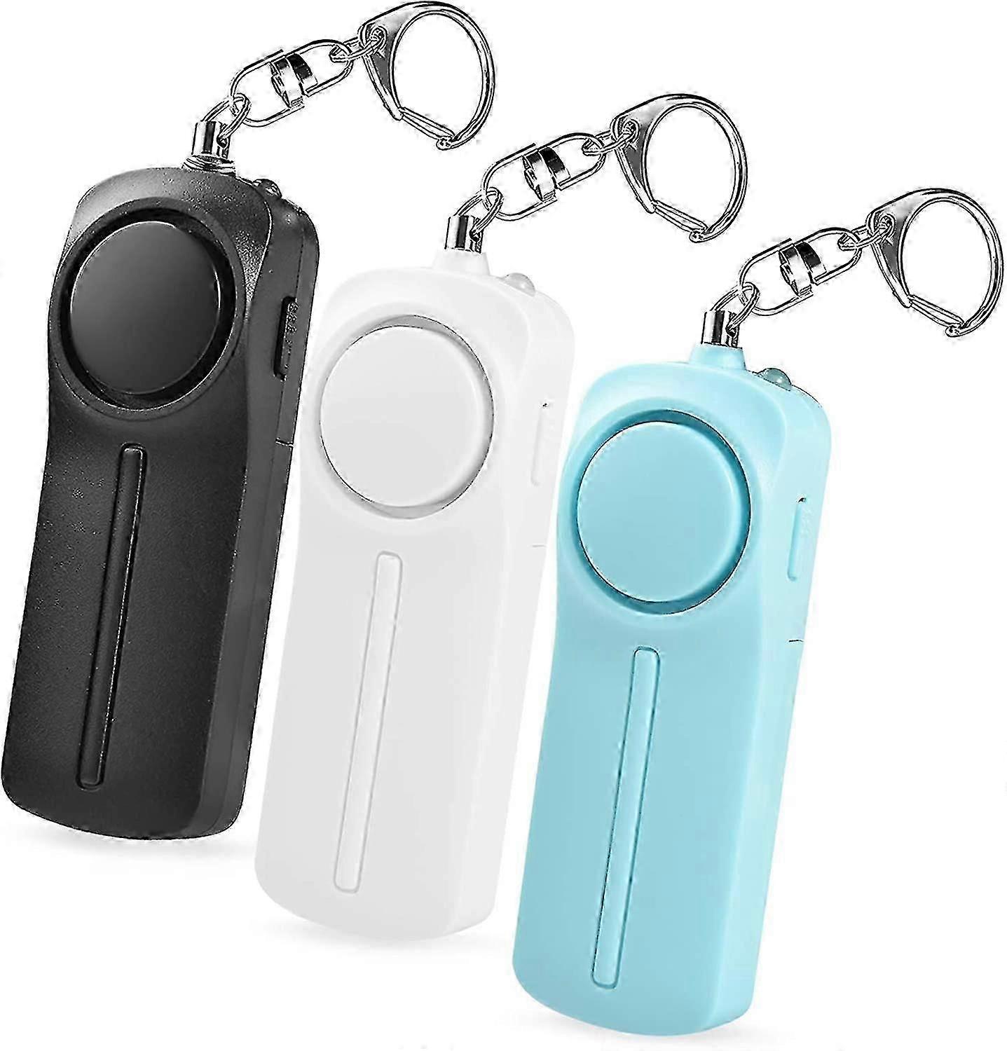 130db Personal Self-defense Alarm. Alarm Keychain. Led Flashlight Alarm(multicolor)