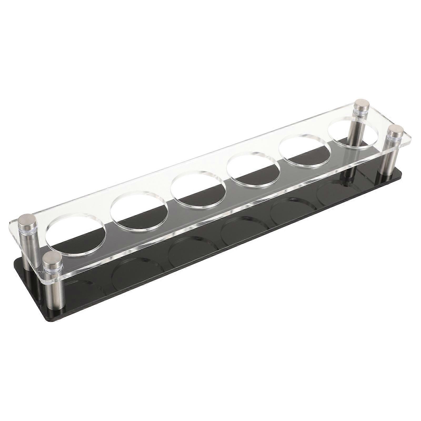 Acrylic Shot Glasses Holder Display Tray for Parties, Bars & Home Use – Stylish Organizer for Whiskey & Wine Glasses