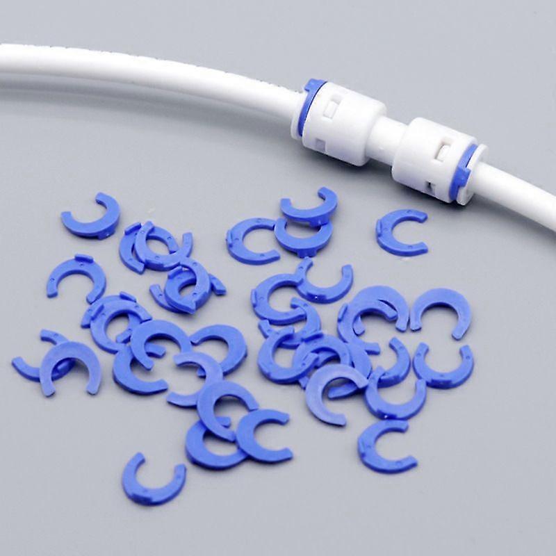 320pcs Locking Clips For Water Filter And Purifier System: Quick Connect Fittings Accessories - Sturdy Pom Material For Easy Installation