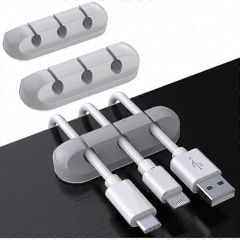 Cable Clips 3 Pack - Cable Management Clips for Organizing Wires & Cords - Versatile Cable Holders