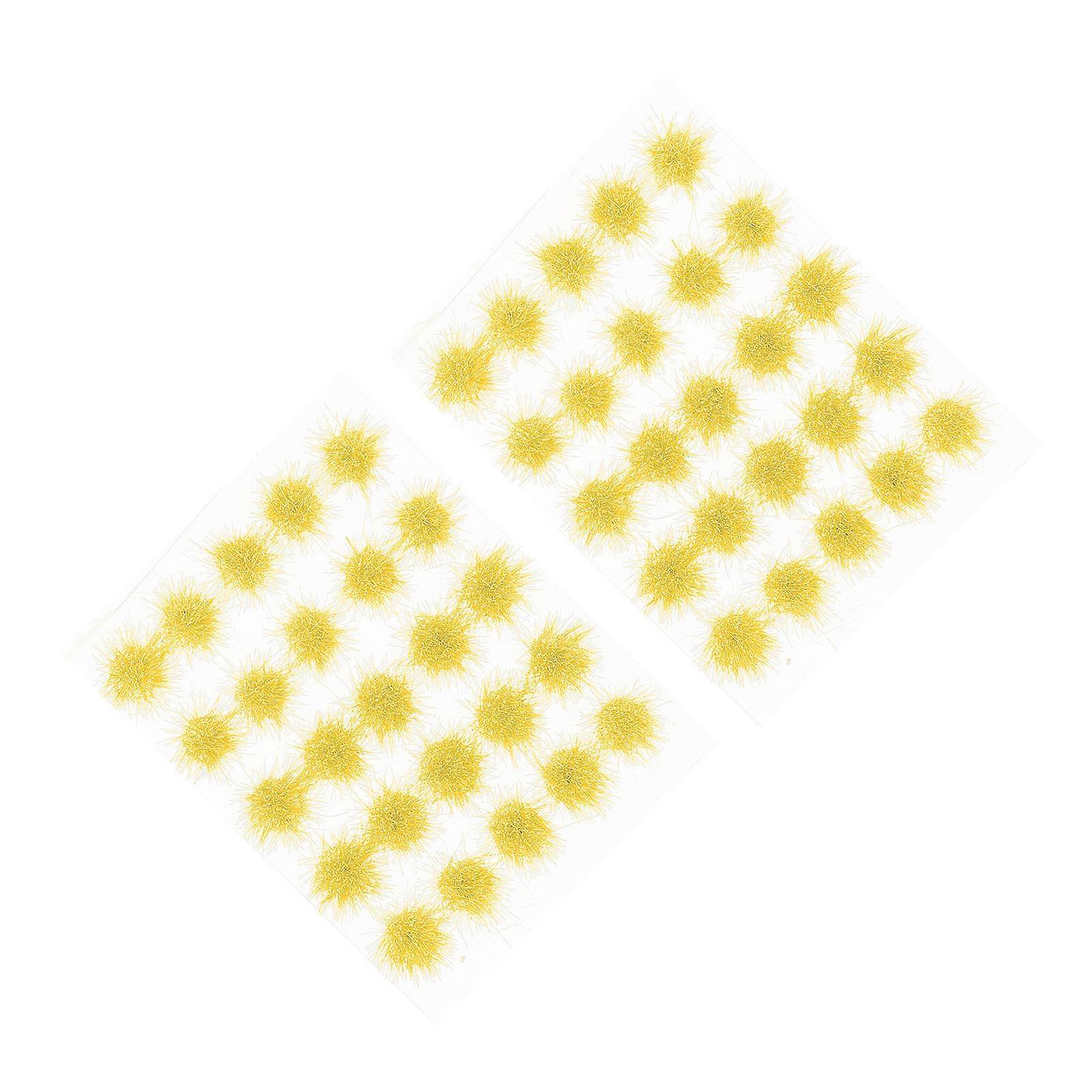 Canlı ve Gerçekçi Dekor için Reçineden Yapılmış Sahte Çim Kümesi Dekor Yeşil Renk Küçük Boy