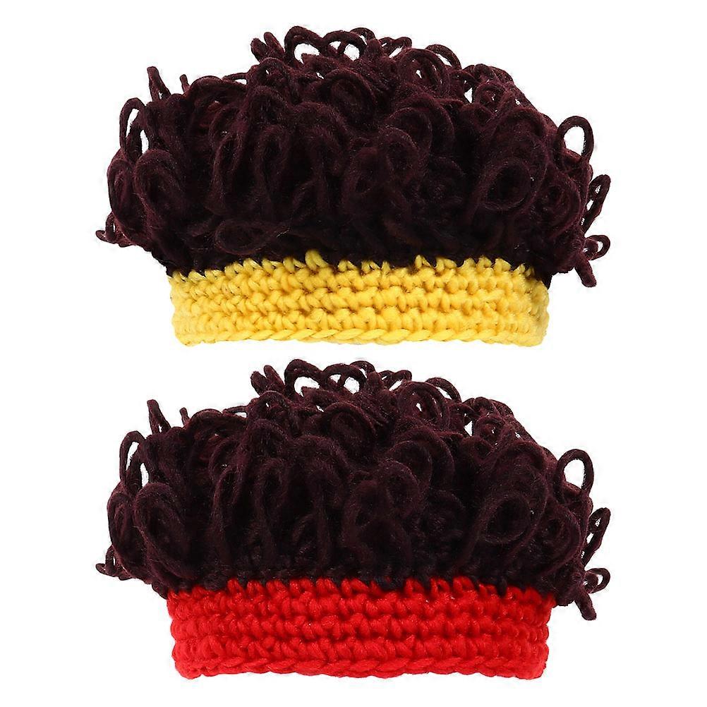 Soft Woolen Dreadlock Wig Hat for Boys Comfortable Costume Headwear for Halloween, Parties & Stage Performances
