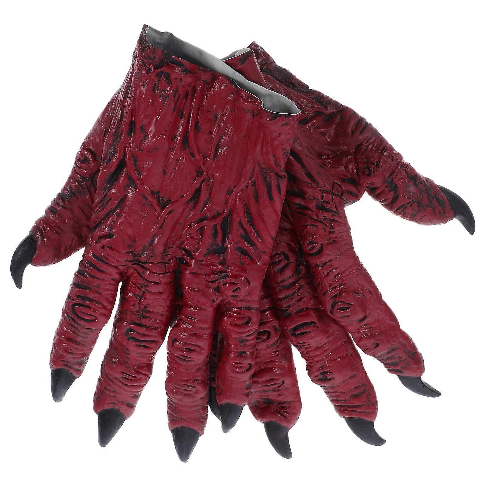 Scary Wolf Costume Prop Set for Cosplay, Masquerade & Themed Events – Breathable