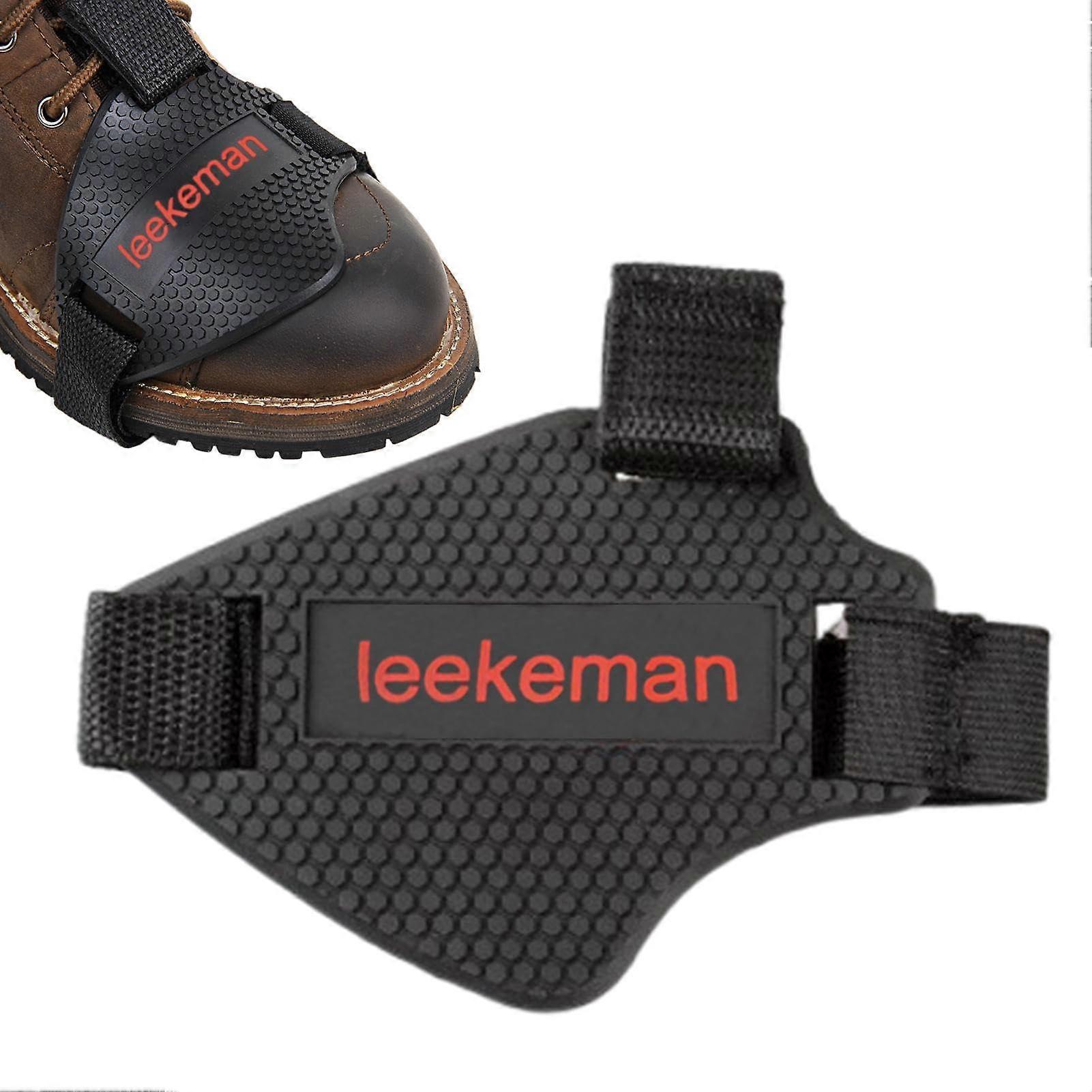 Motorcycle Shifter Shoe Protector Non-Slip Gear Shifter Boot Cushion Cover Black Red Easy Install Universal Fit