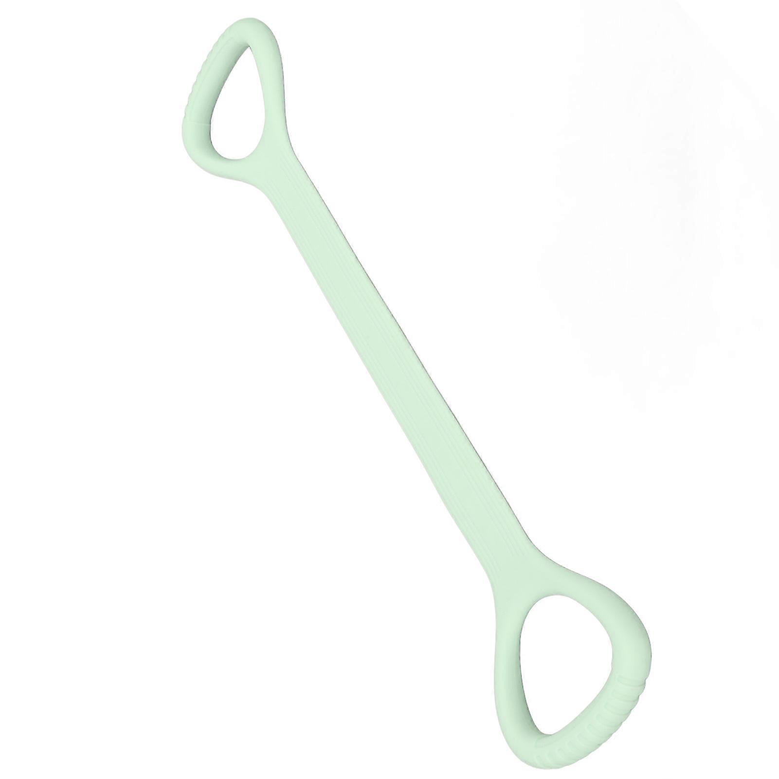 Exercise Elastic Rope Soft Silicone Lightweight Flexible Back Stretching Resistance Band Green 
