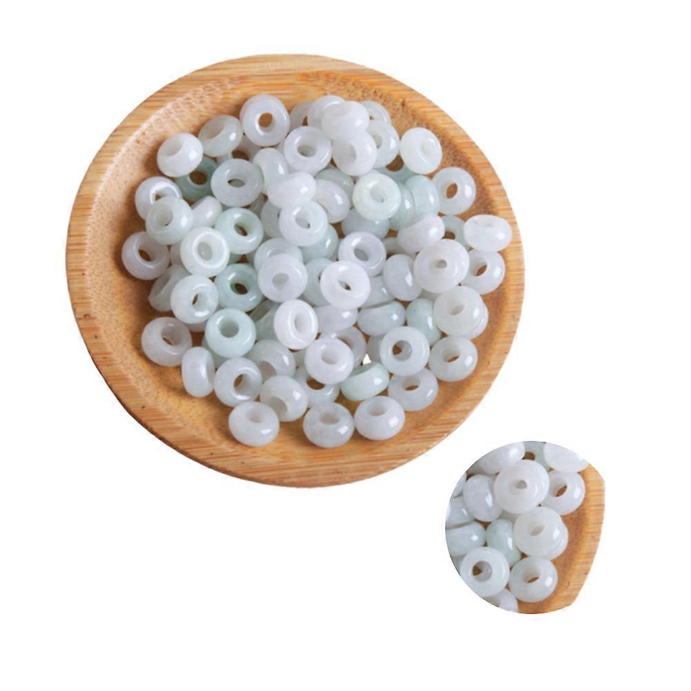 Perles de pierres précieuses de forme ronde traditionnelle 20PCS pour la fabrication de bijoux Artisanat de bricolage adapté aux ornements de cheveux