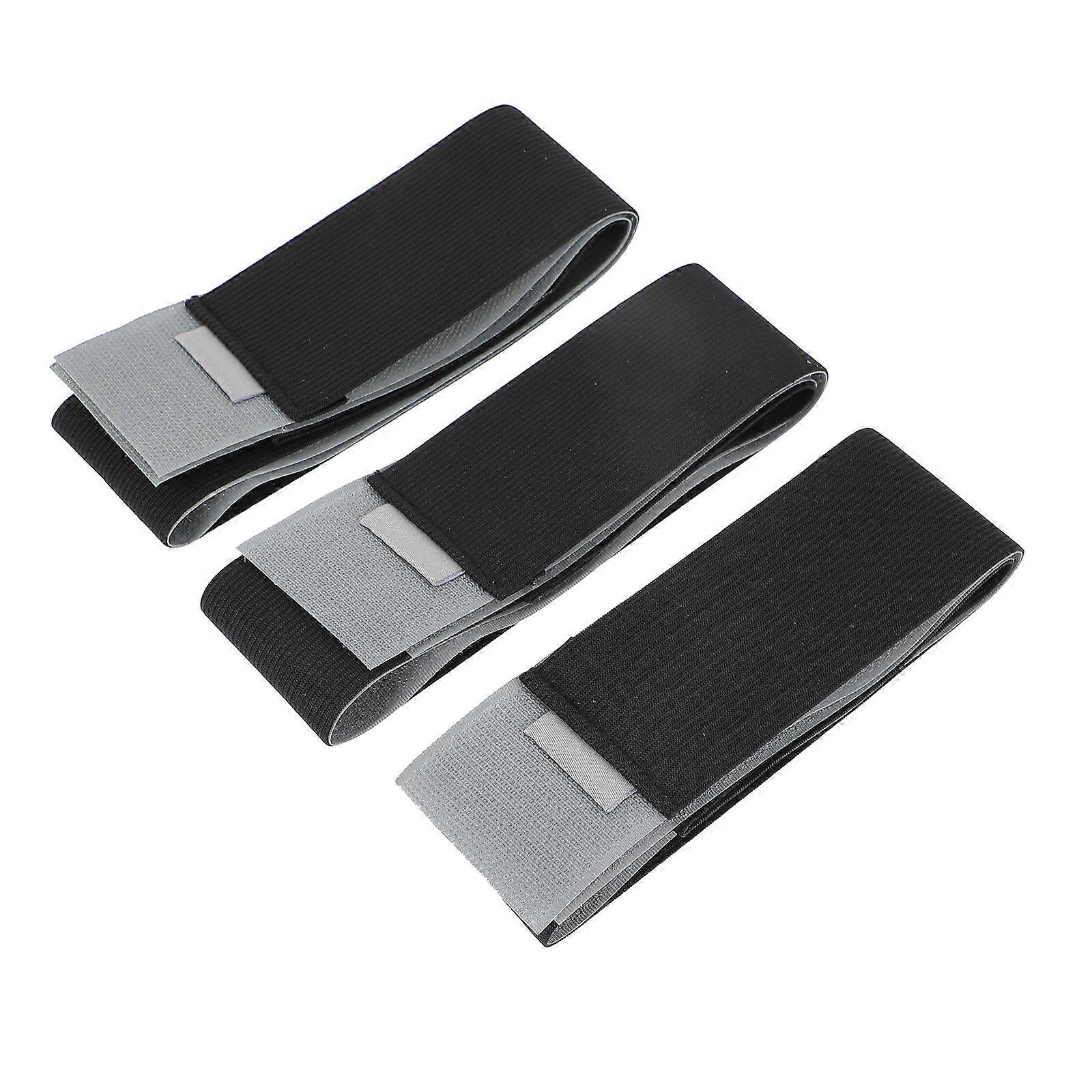 Trunk Fixed Strap Car Trunk Organizer Strap Vehicle Luggage Black 60X5cm Organizing 3Pack