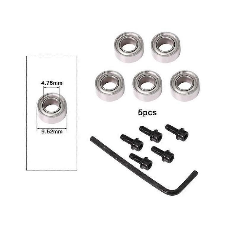 1PC 铣刀轴承组重型钢平加工轴承内 4.76 外 9.52mm/12.7mm 用于铣头和卡盘