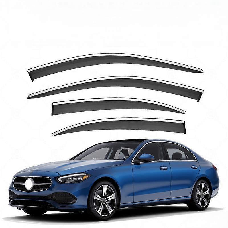 Rain protection side windows for Benz C Class MK5W206 , Car Comfort Wind deflector Rain deflector Smoke deflector