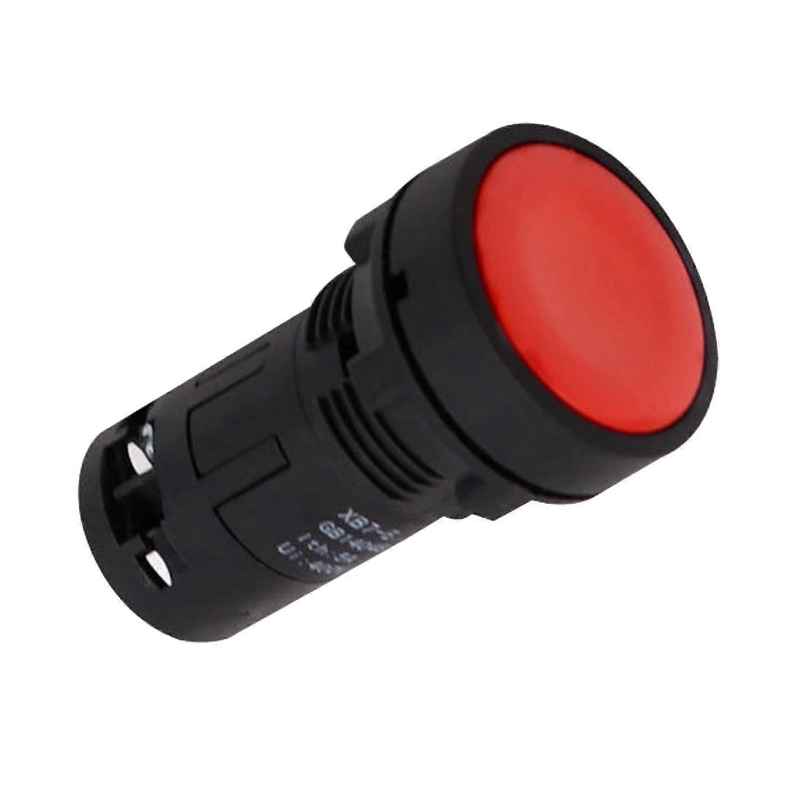Momentary Push Button Switch, 22mm Assembly, Emergency Stop Switch for Machinery, Spare Parts, Durable, Easy Installation