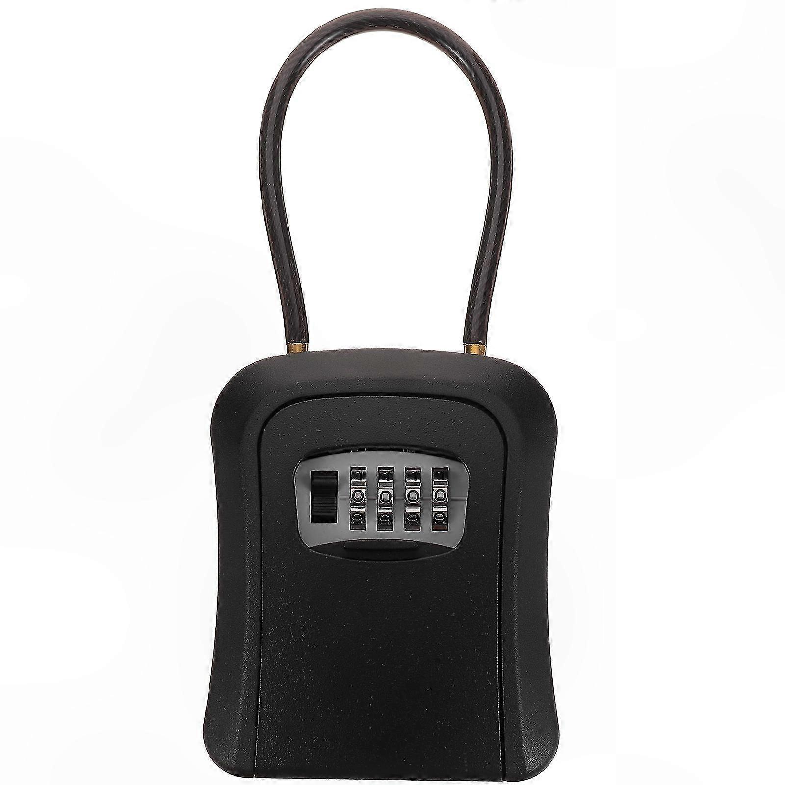 Weatherproof Key Safe Box with 4-Digit Combination for Home and Office Use