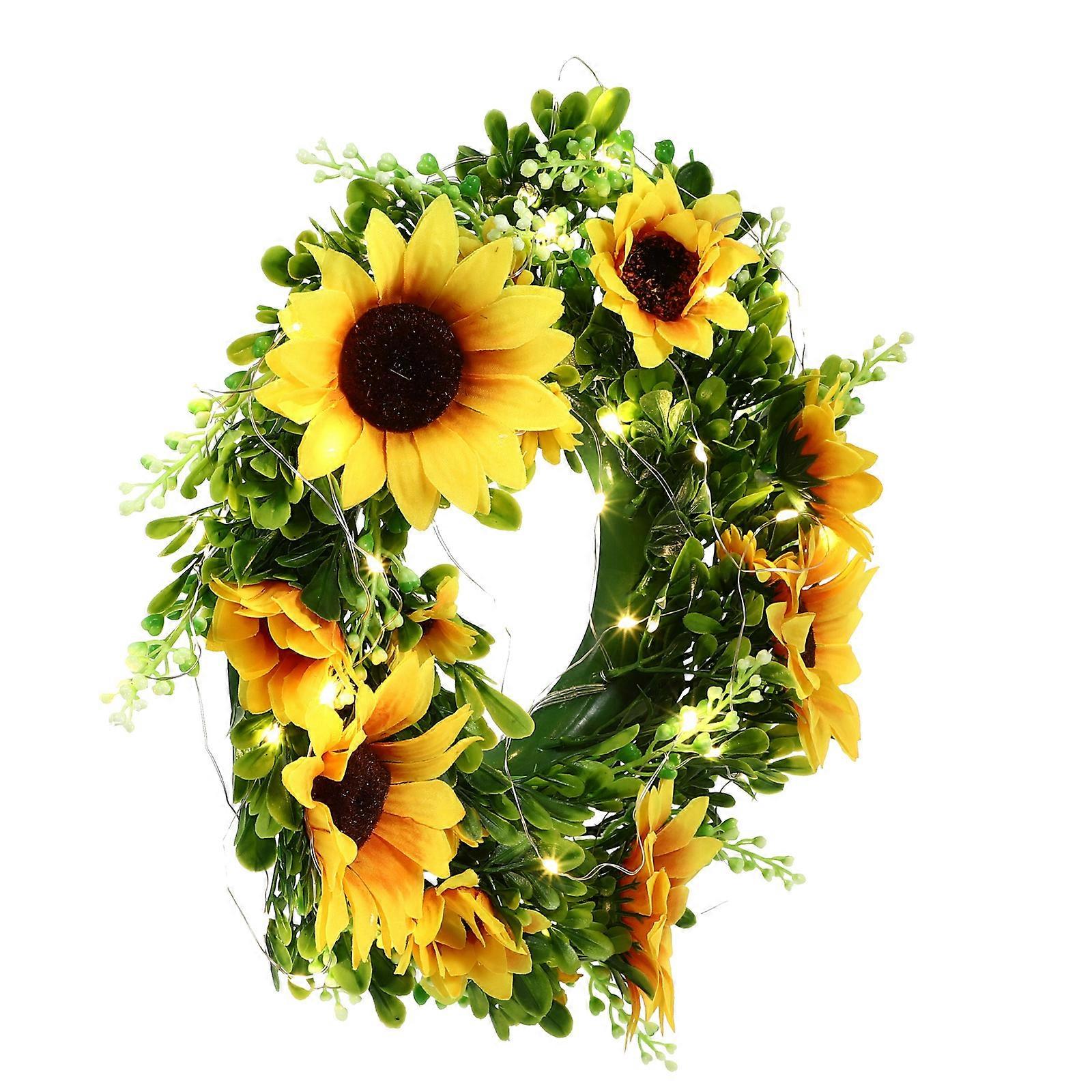 Indoor LED Pendant Lamp, Elegant Sunflower Bridal Shower Decor for Various Occasions