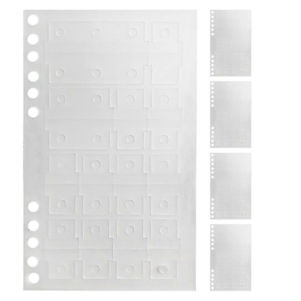 Divider Tabs Stick on PVC Portable Sticky Tabs for Book Marking 5 Sheets