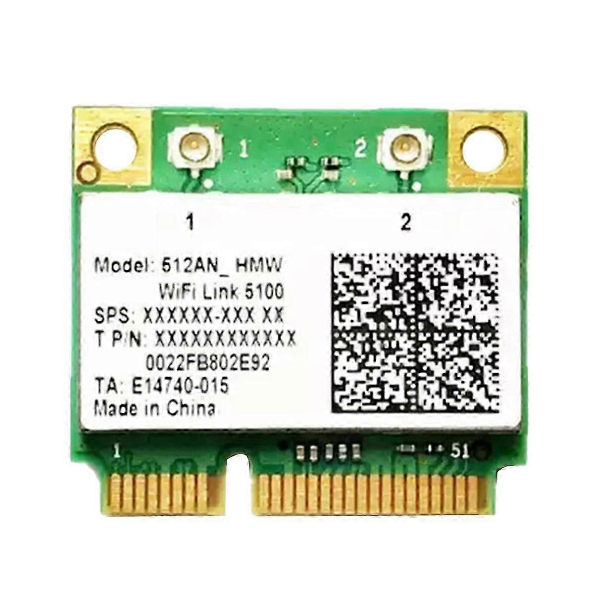 5100AGN WiFi Card 2.4G&5G Dual-Band 300Mbps MINIPCIE Wireless Network Card for , , , Hasee Laptops