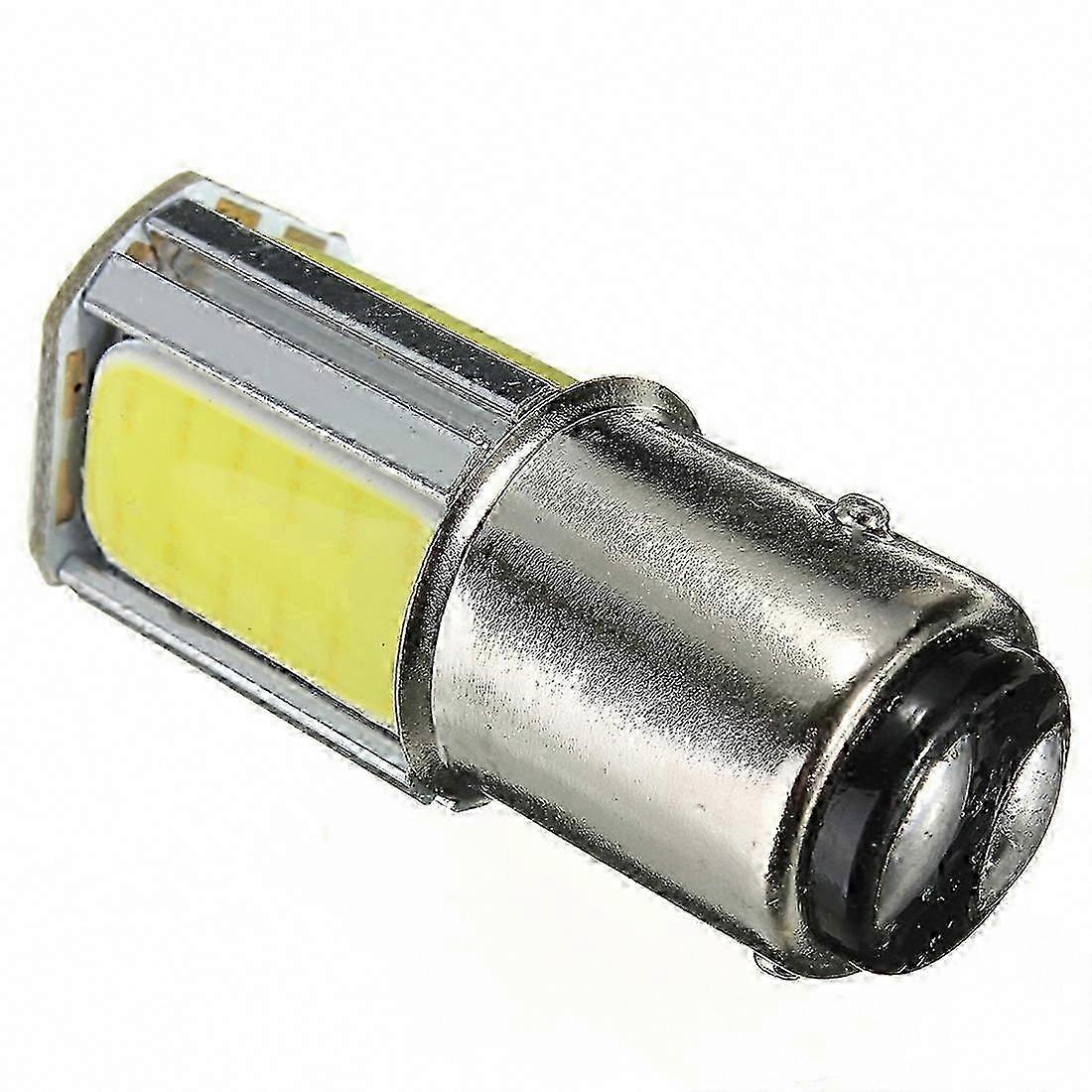 2 x 1157 BAY15D COB LED Car Parking Brake Tail Lights Flashing White 12V DC