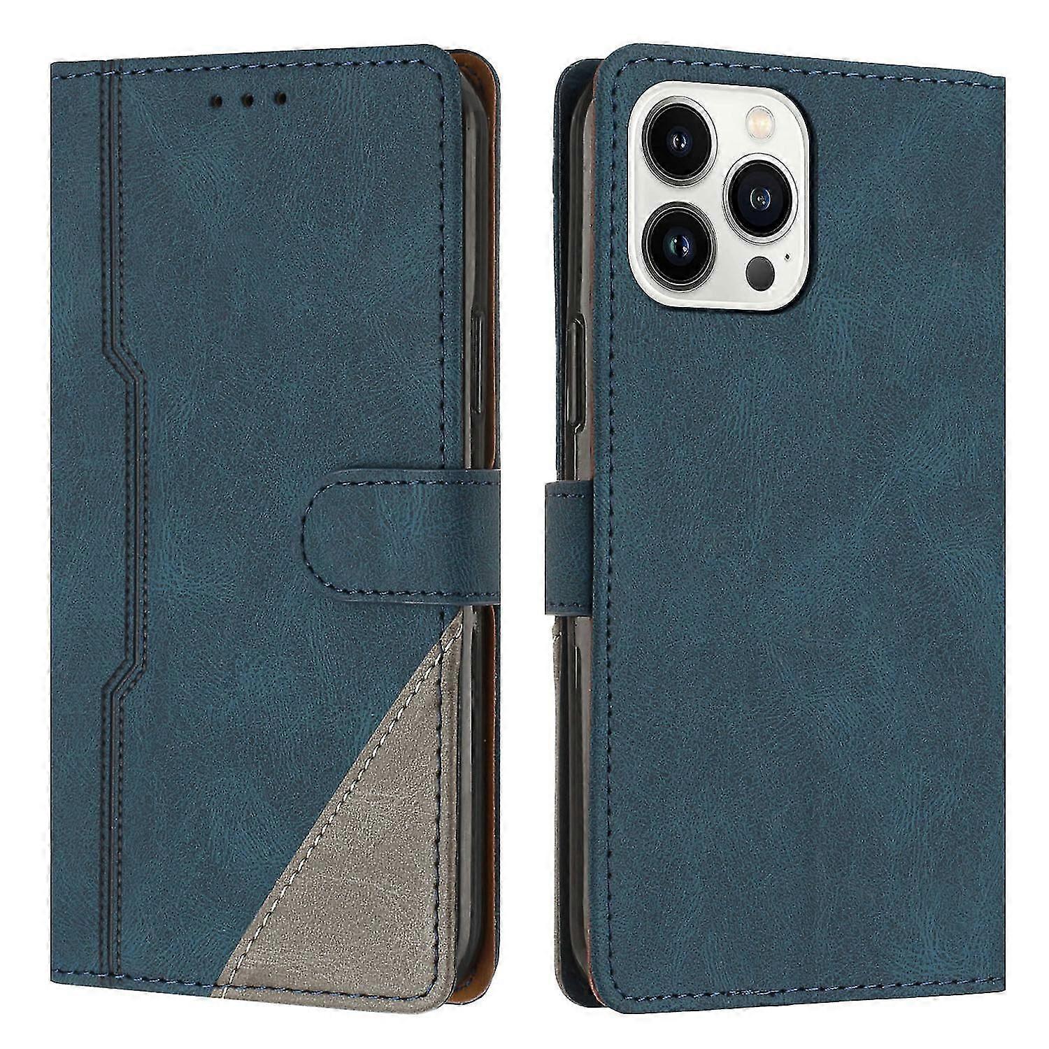 Leather Magnetic Clasp Case with Flip Wallet Stand Function Cover f