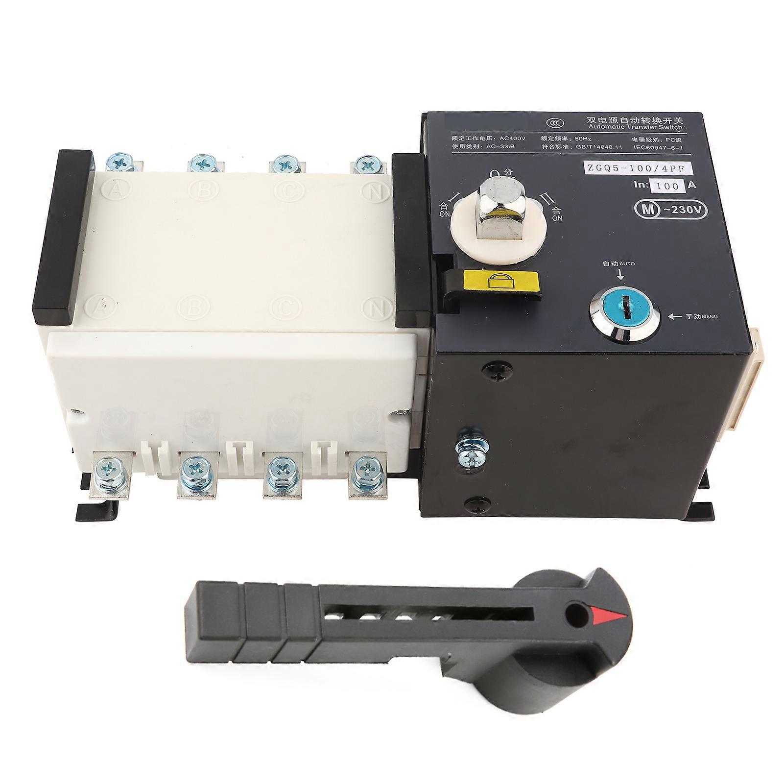 ZGQ5-100/4PF Isolation Type Dual Power Automatic Transfer Switch ATS 100A/4P