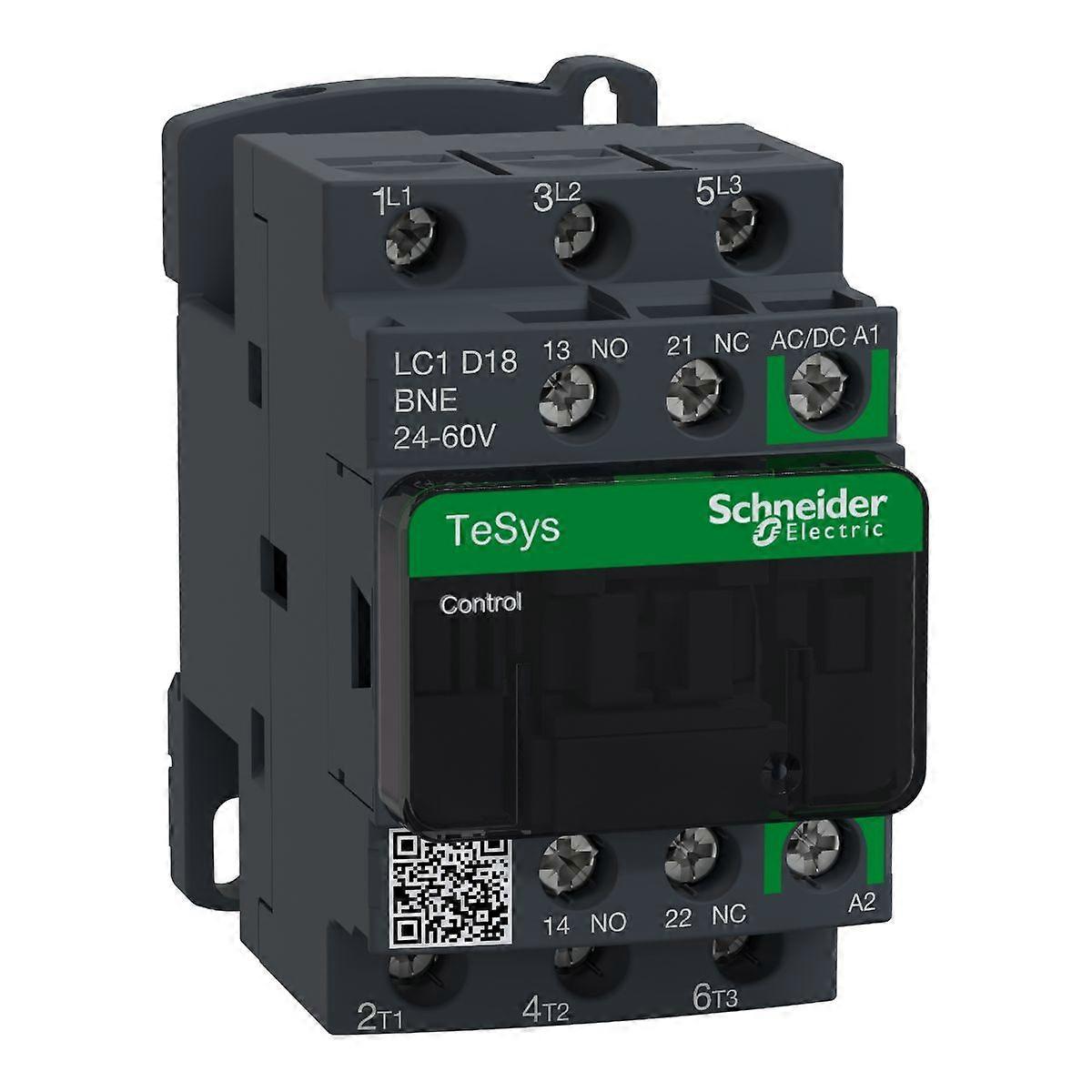 Schneider Contactor 18a 24v Ac/dc 3-pole Tesys D Lc1d18bne