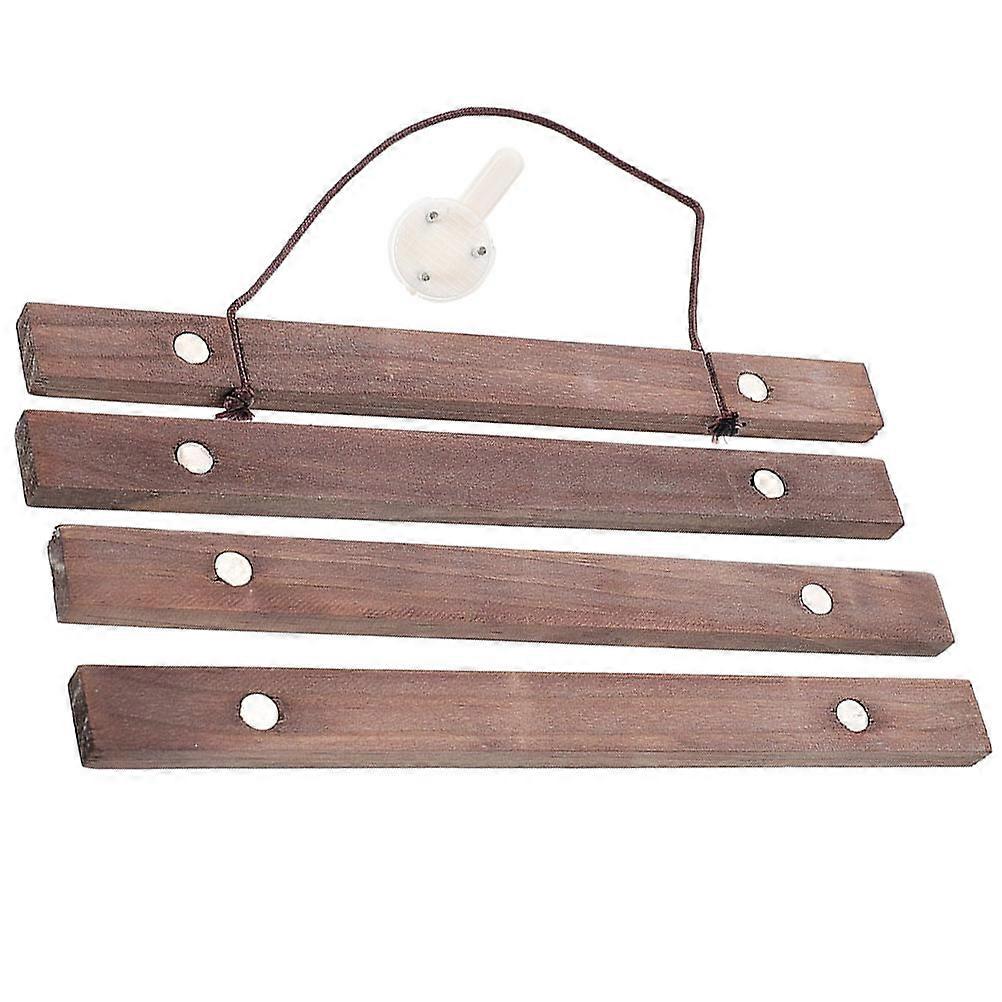 Wooden Poster Hanger with Magnets for Home Use Light Brown Durable and Sturdy 1 Piece