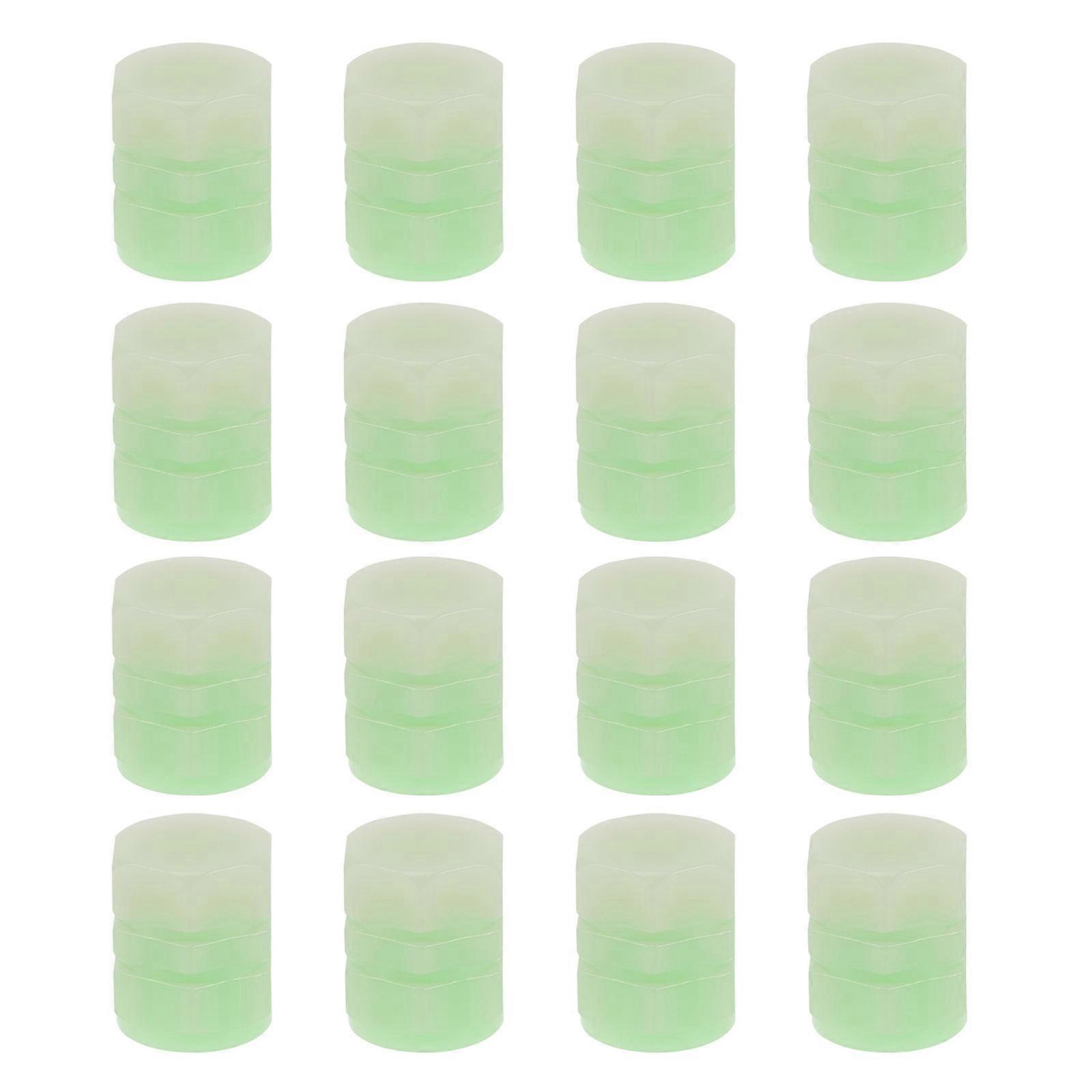 16 stk dæklufthætter lysende design fremragende håndværk universel kompatibilitet til SUV'er og motorcykler