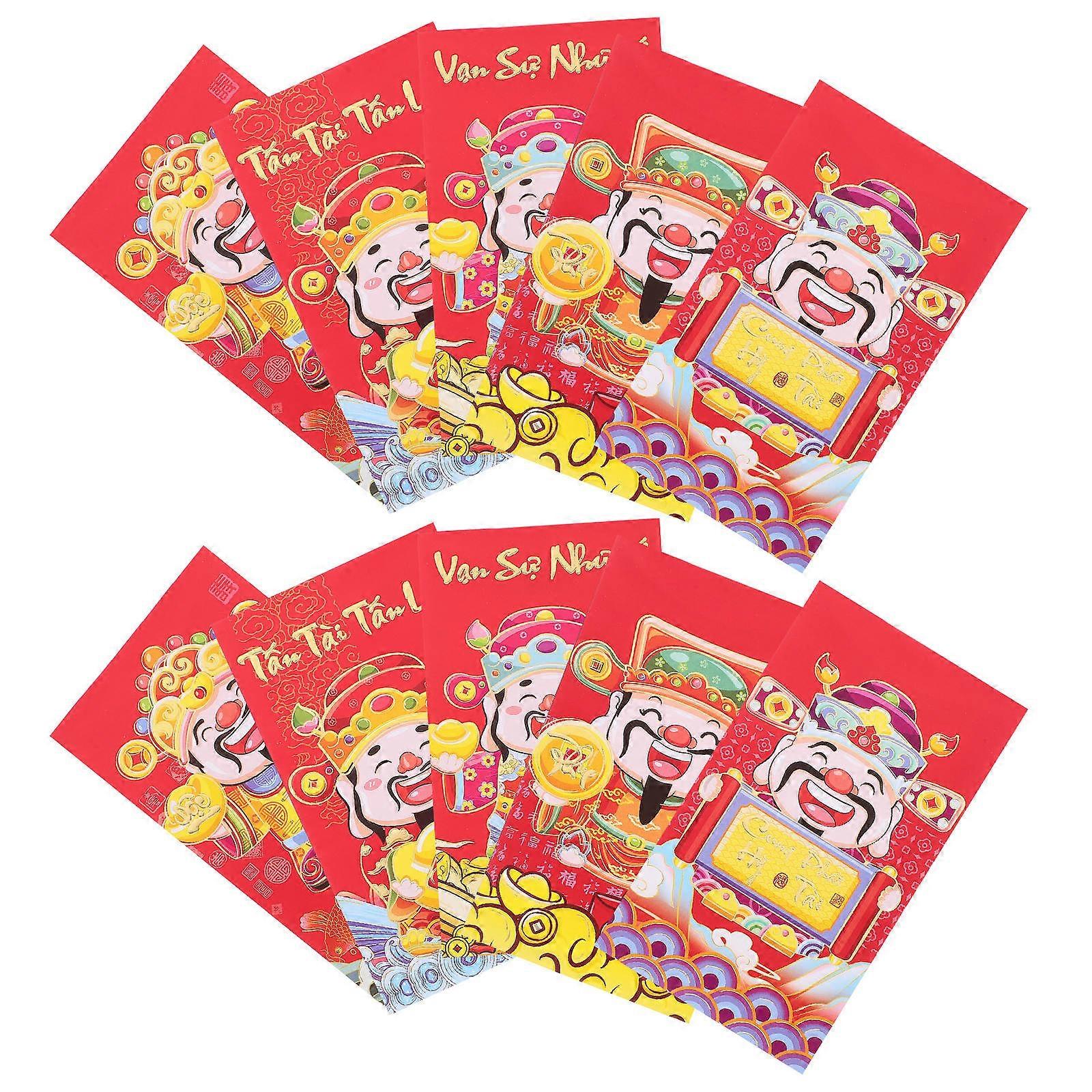Red Paper Envelopes for Chinese New Year Party Use with Unique 2025 Snake Design and Vibrant Colors