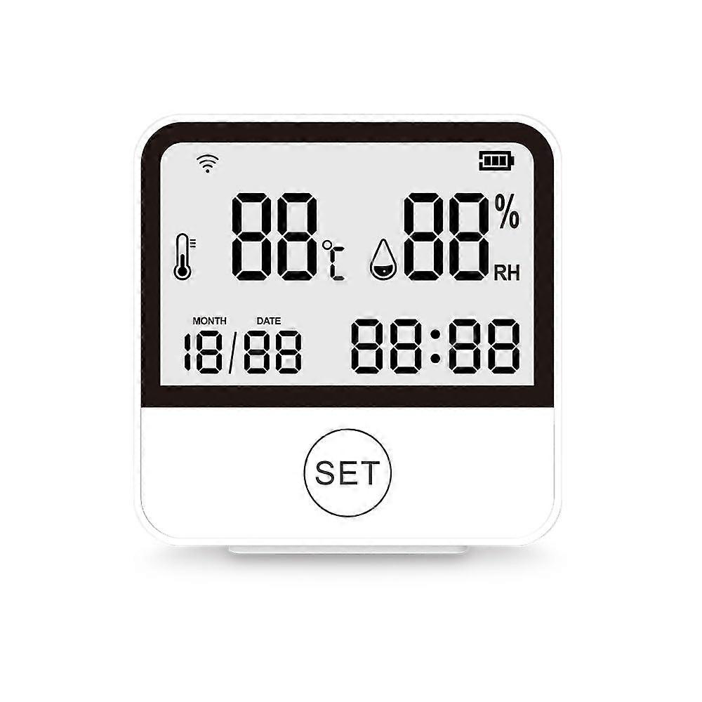 WiFi Temperature Humidity Monitor Digital Indoor Hygrometer Thermometer For Room Greenhouse Bedroom Accurate Detection