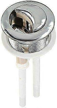 38 mm Double Pushbutton Toilet Flush Chrome High Pressure Pump - Essential Toilet Accessory for Efficient Flushing Control