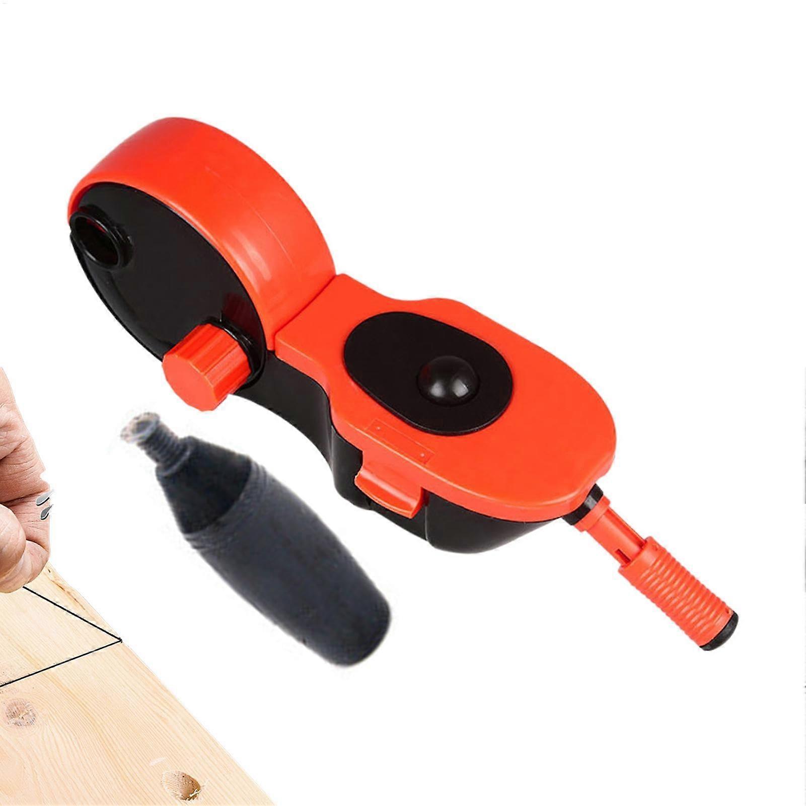 Carpenter's ink marker, Carpenter's ink fountain  30meterlong manual marking needle, Portable woodworking tool, Marker for ink lines.