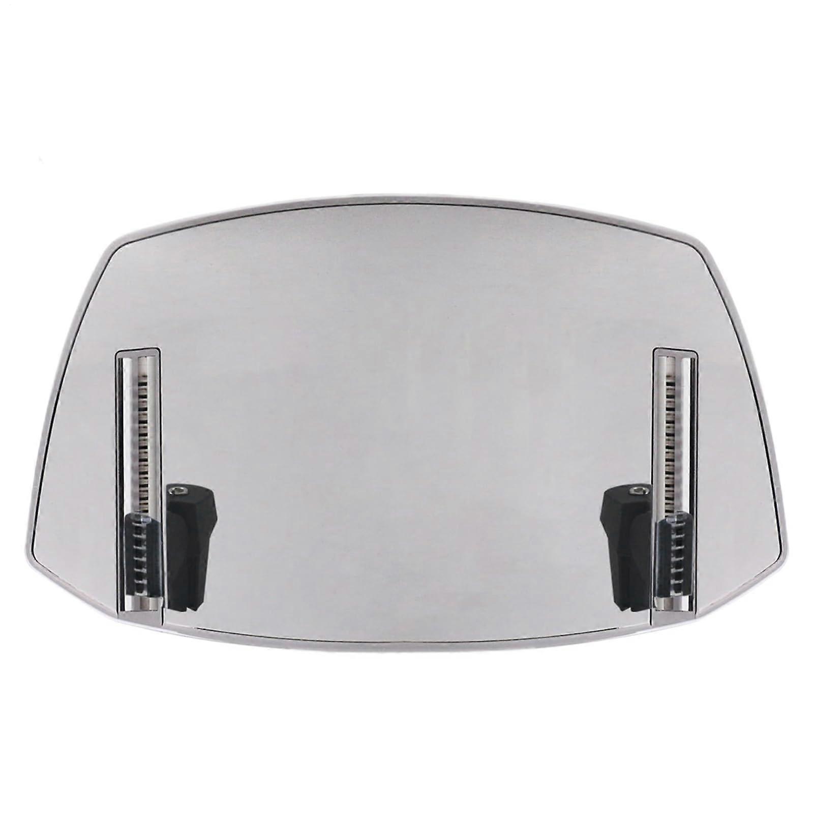 Motorcycle Wind Deflector | Windshield Fly Visor | Aerodynamic Front Spoiler Accessory for Scooters/ Motorcycles, Gray