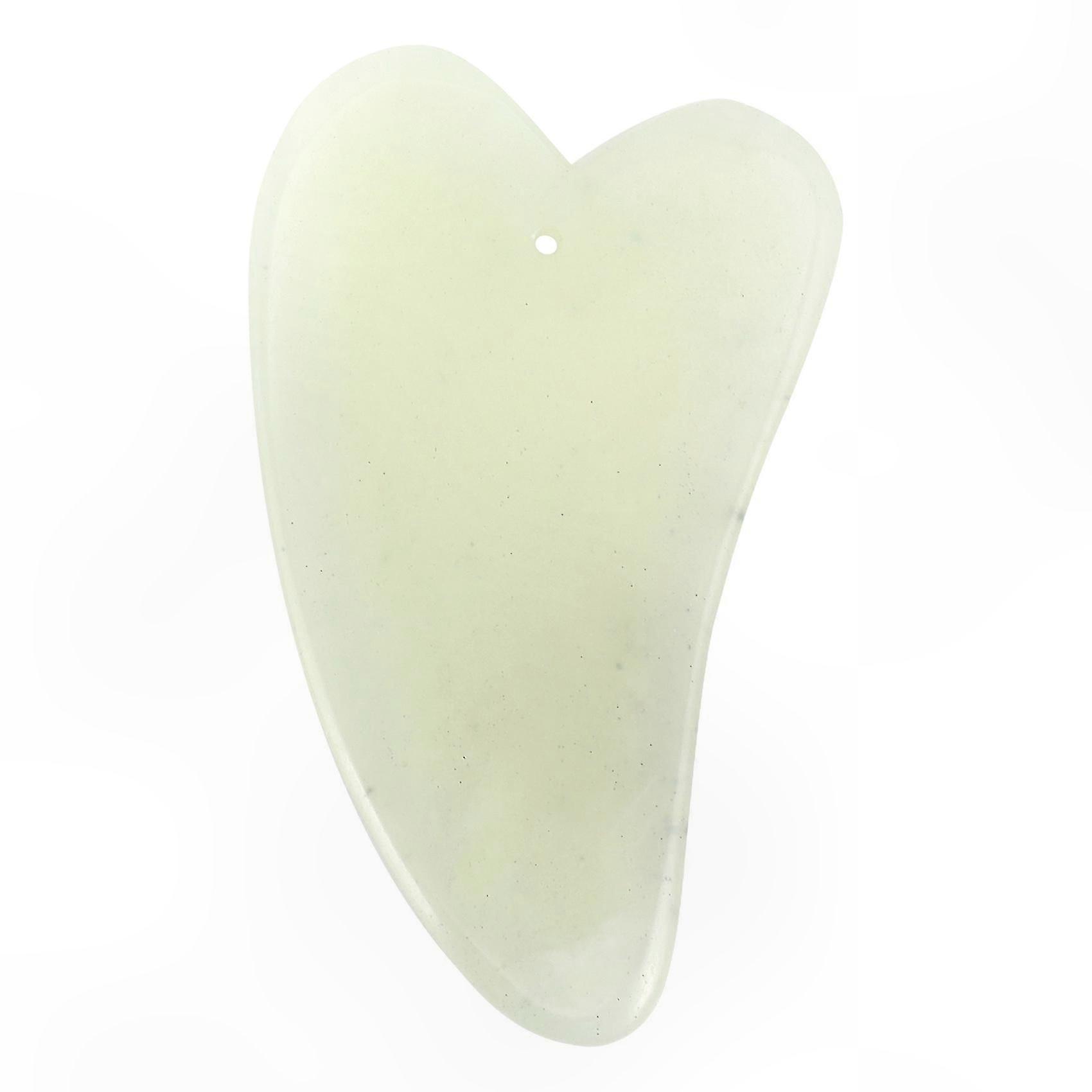 Natural Jade Facial Massage Tool for Gua Sha Scraping Therapy
