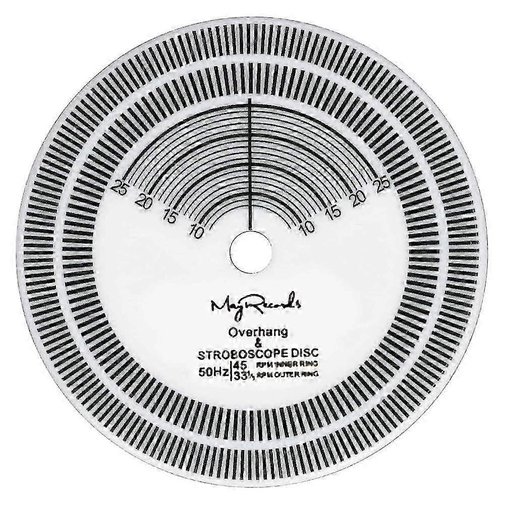 LP Record Player Strobe Disc Calibration Tachometer Record Player hwy
